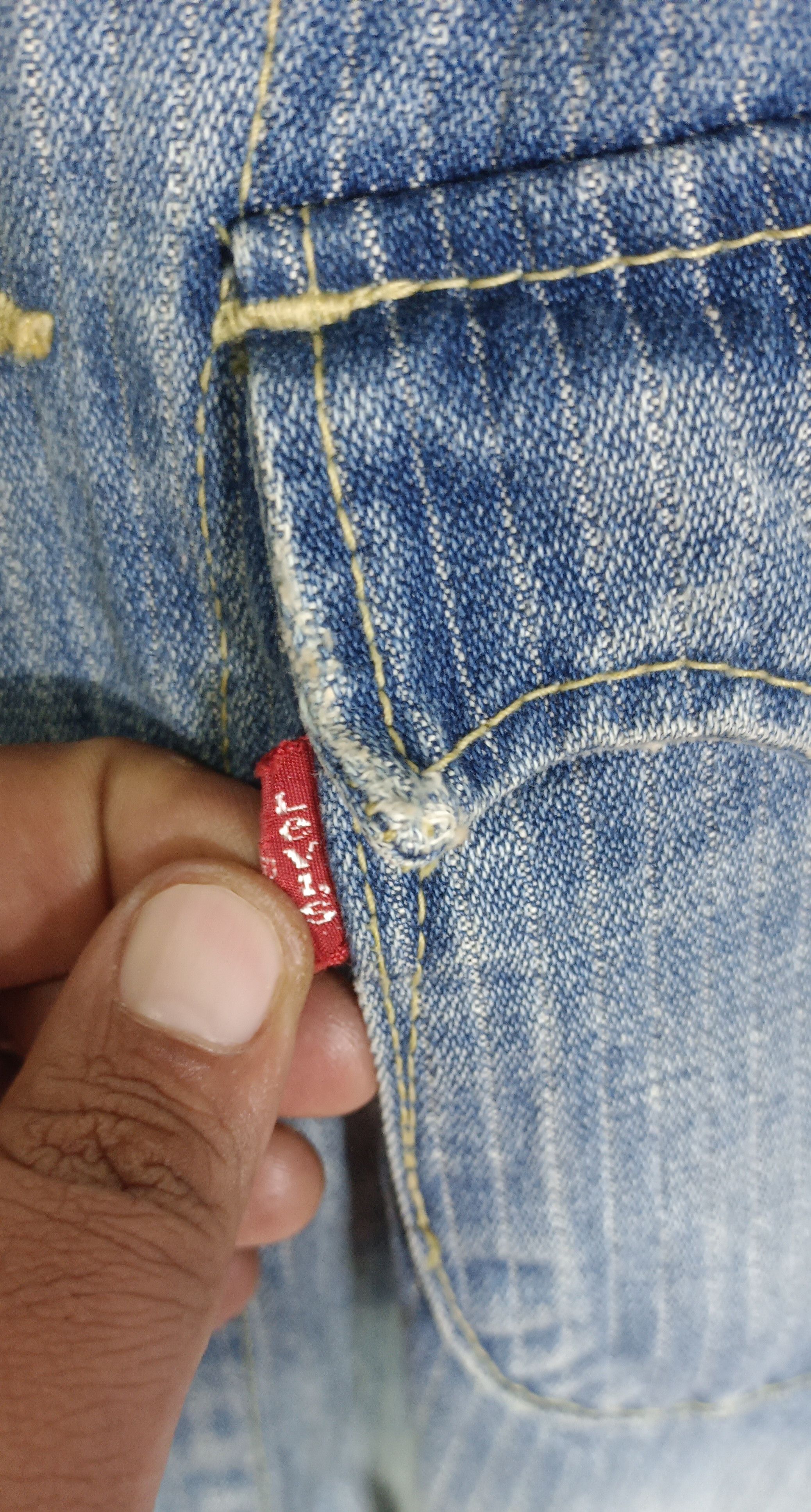 Levi's Vintage Clothing 🔥 Levi's Red Loop Hikory Chroe Denim Jacket Size US M / EU 48-50 / 2 - 11 Thumbnail