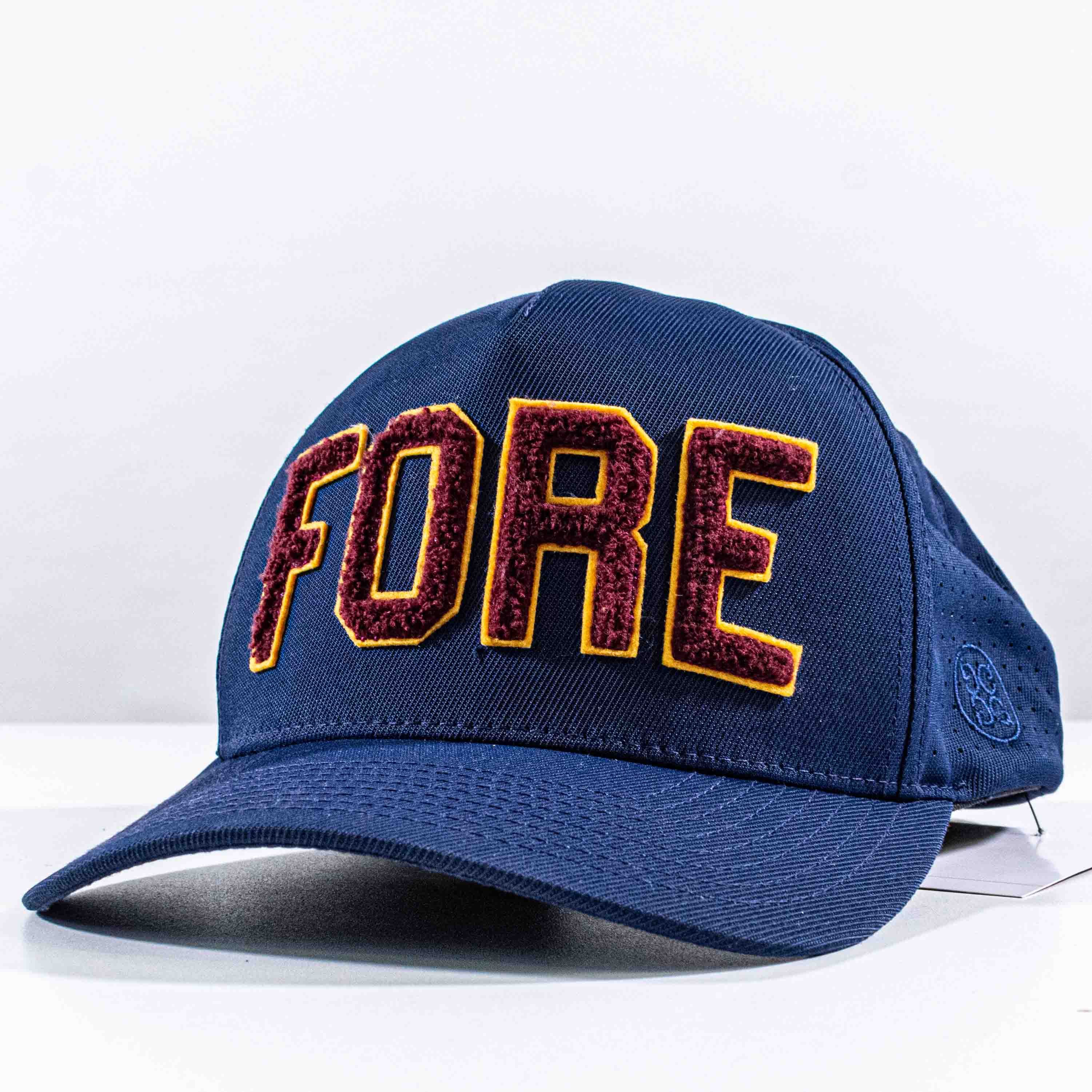 G/FORE G/FORE Golf Hat Snapback Navy Chenille Spell Out Logo | Grailed