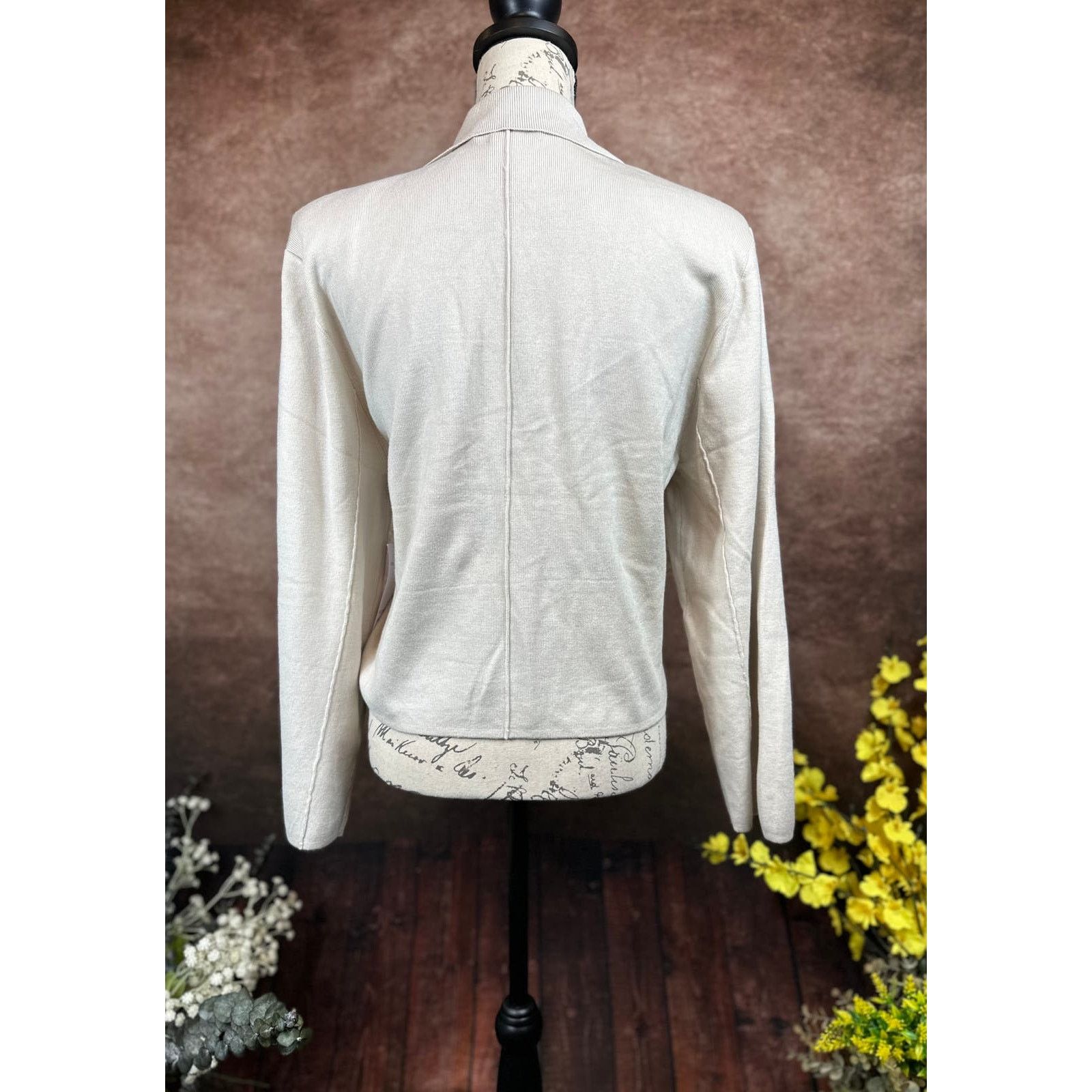 Other Design History One Button Neutral Blazer - Cream - size XXL Size XXL / US 16-18 / IT 52-54 - 9 Thumbnail
