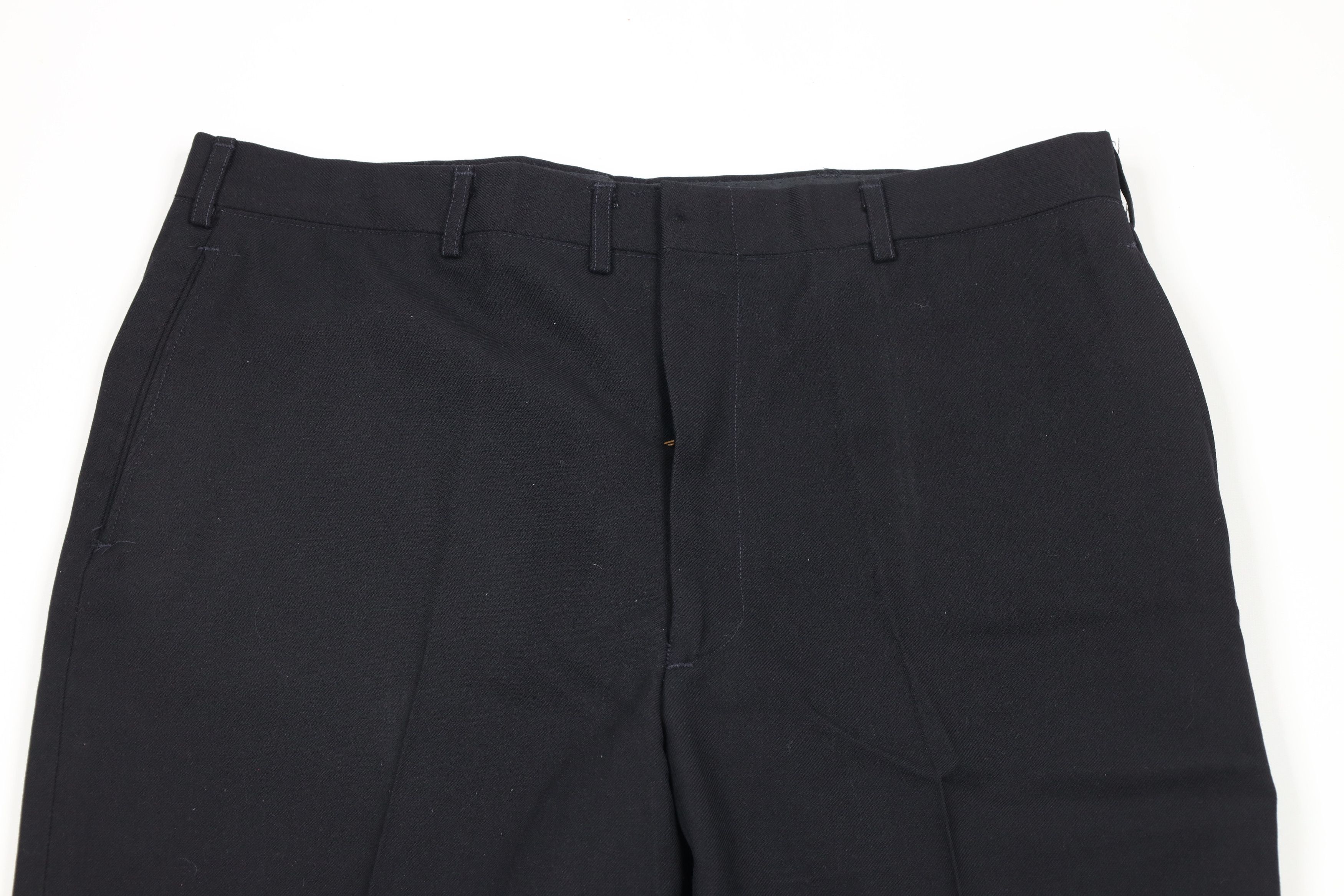 Vintage Vintage 70s Vietnam War Wool Serge Military Pants Navy USA Size US 36 / EU 52 - 2 Thumbnail