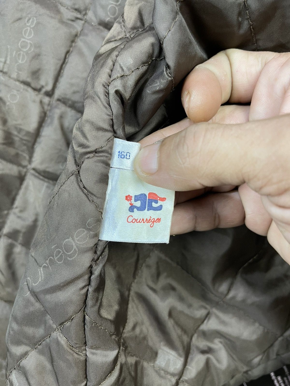 Courreges Courreges Back Hit Logo Zipper Down Jackets Size US XS / EU 42 / 0 - 12 Thumbnail