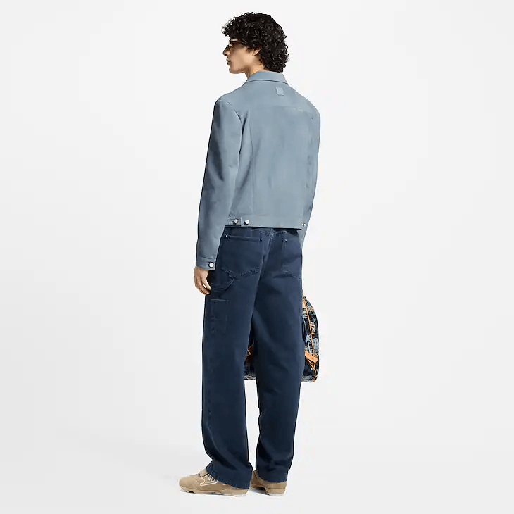 Louis Vuitton Garment-Dyed Denim Carpenter Trousers Size 42R - 2 Thumbnail