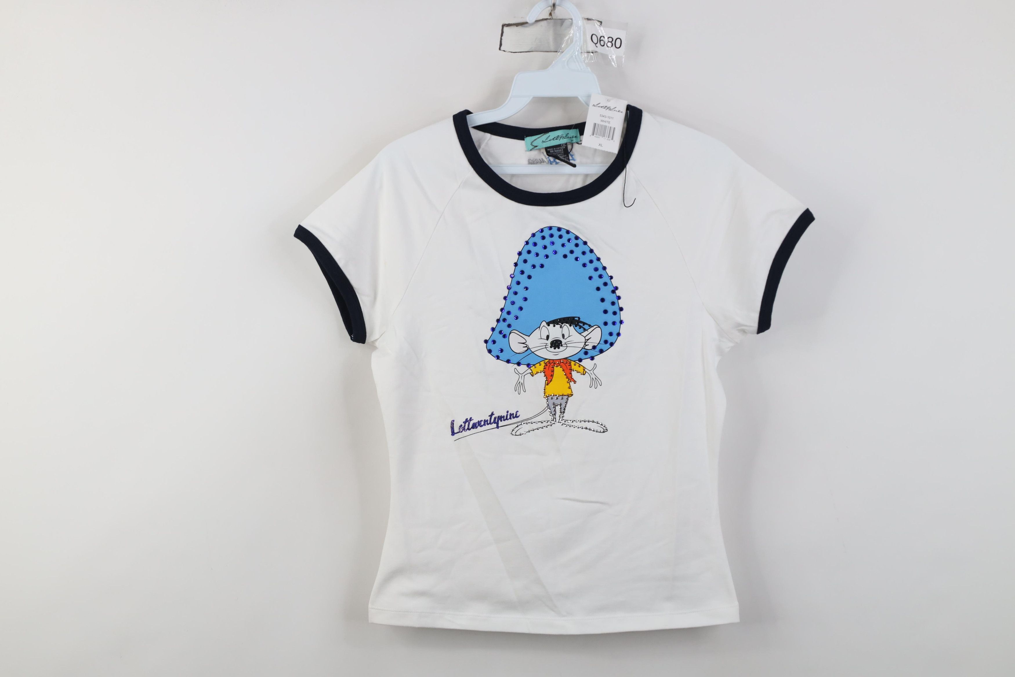 Vintage Deadstock Vintage Y2K Lot 29 Looney Tunes Gonzales T-Shirt Size XL / US 12-14 / IT 48-50 - 1 Thumbnail