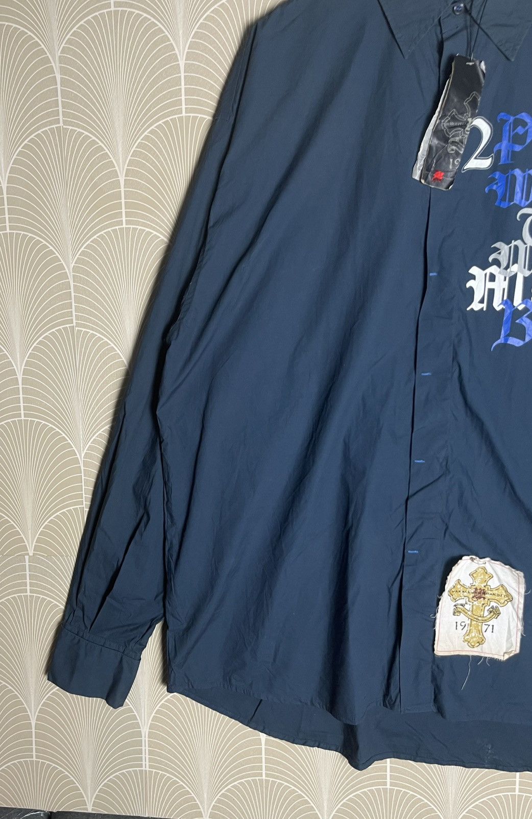 Makaveli VINTAGE Y2K MAKAVELI- BRAND TUPAC BIG FACE BUTTON UP XXL Size US XXL / EU 58 / 5 - 3 Thumbnail