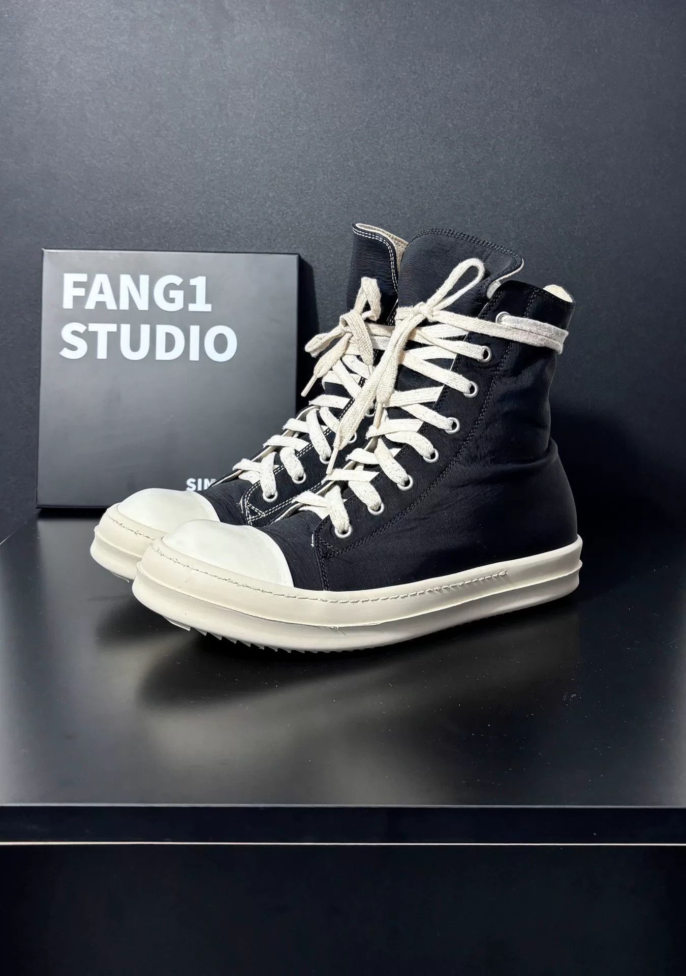 Rick Owens Rick Owens Multi Hitop Sneakers 8.5 Men Size US 8.5 / EU 41-42 - 1 Thumbnail