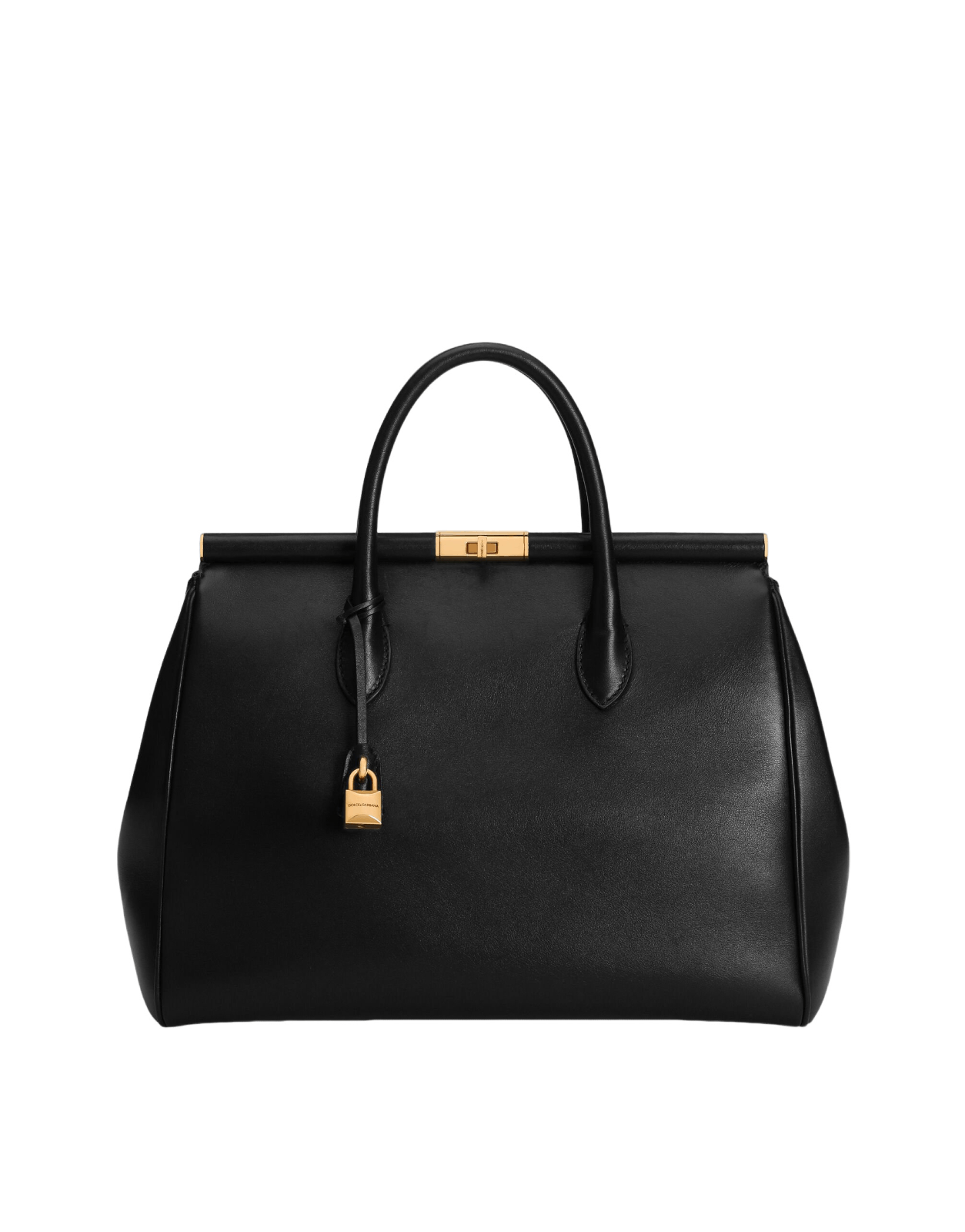 DOLCE&GABBANA Marlene Black Leather Handbag New Auth