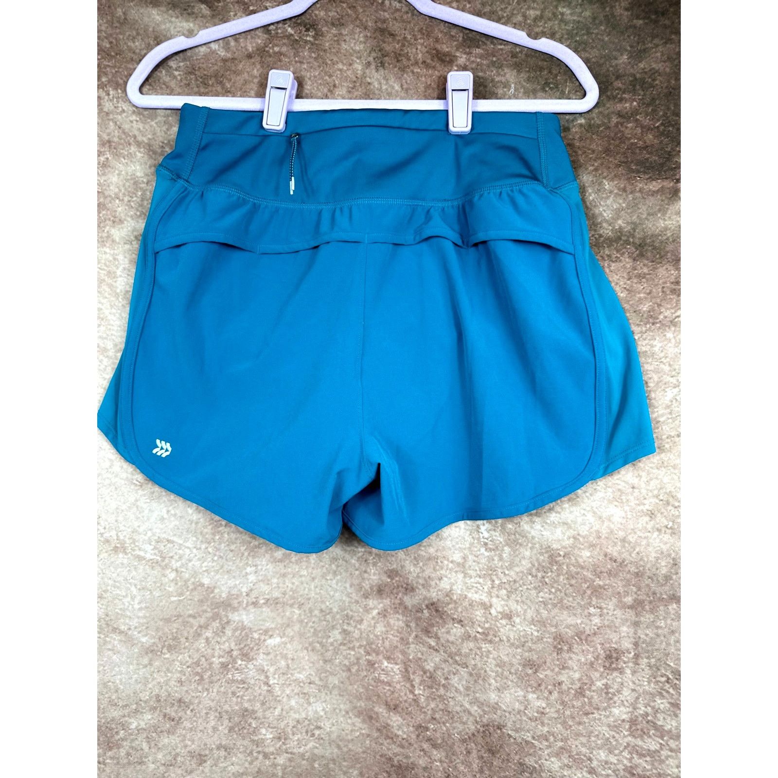 Other All in Motion Athletic Zip Pocket Elastic Waist Short Teal S Size 28" / US 6 / IT 42 - 9 Thumbnail