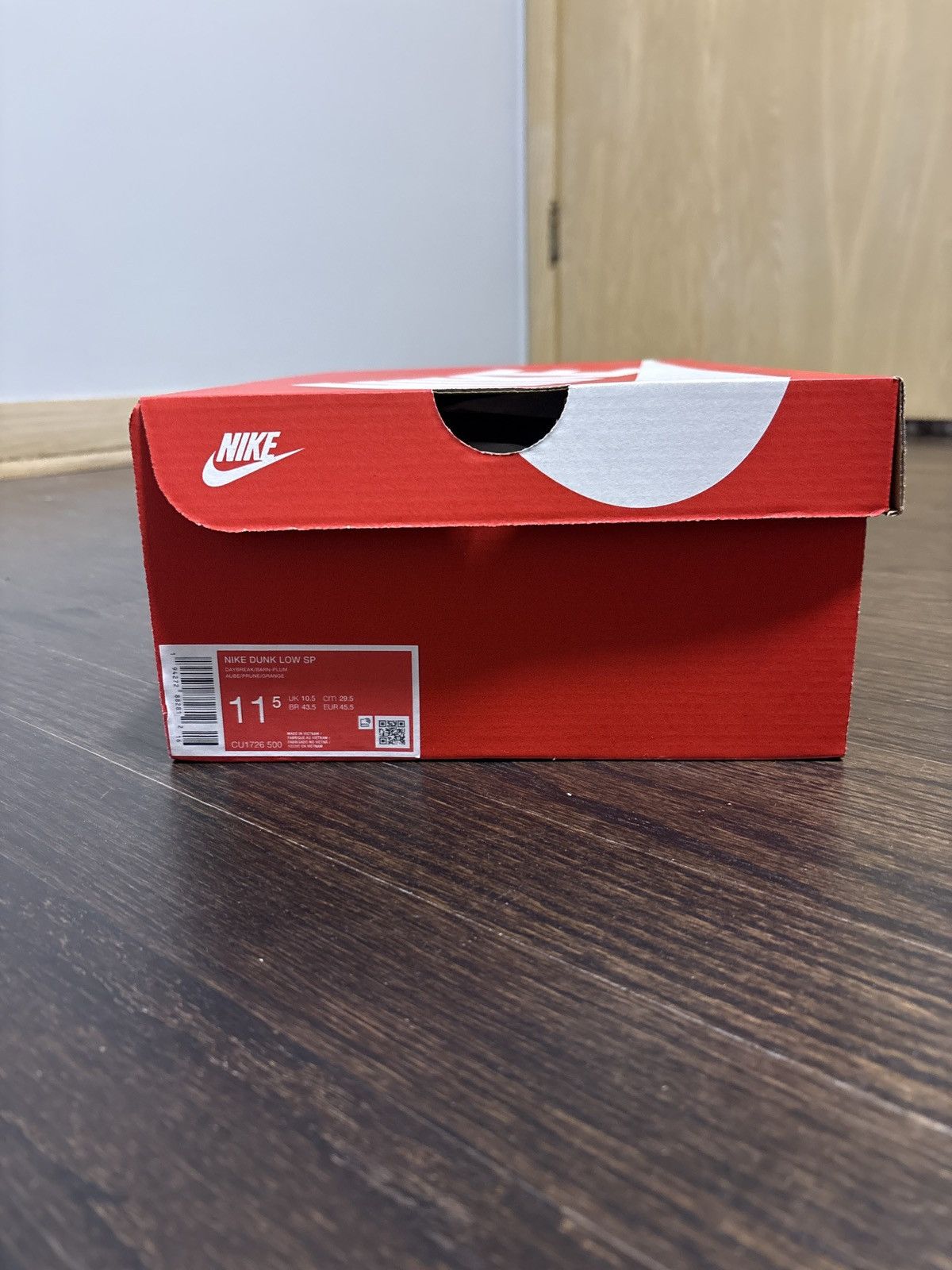 Nike Nike Dunk Plum 2024 Size US 11.5 / EU 44-45 - 7 Thumbnail