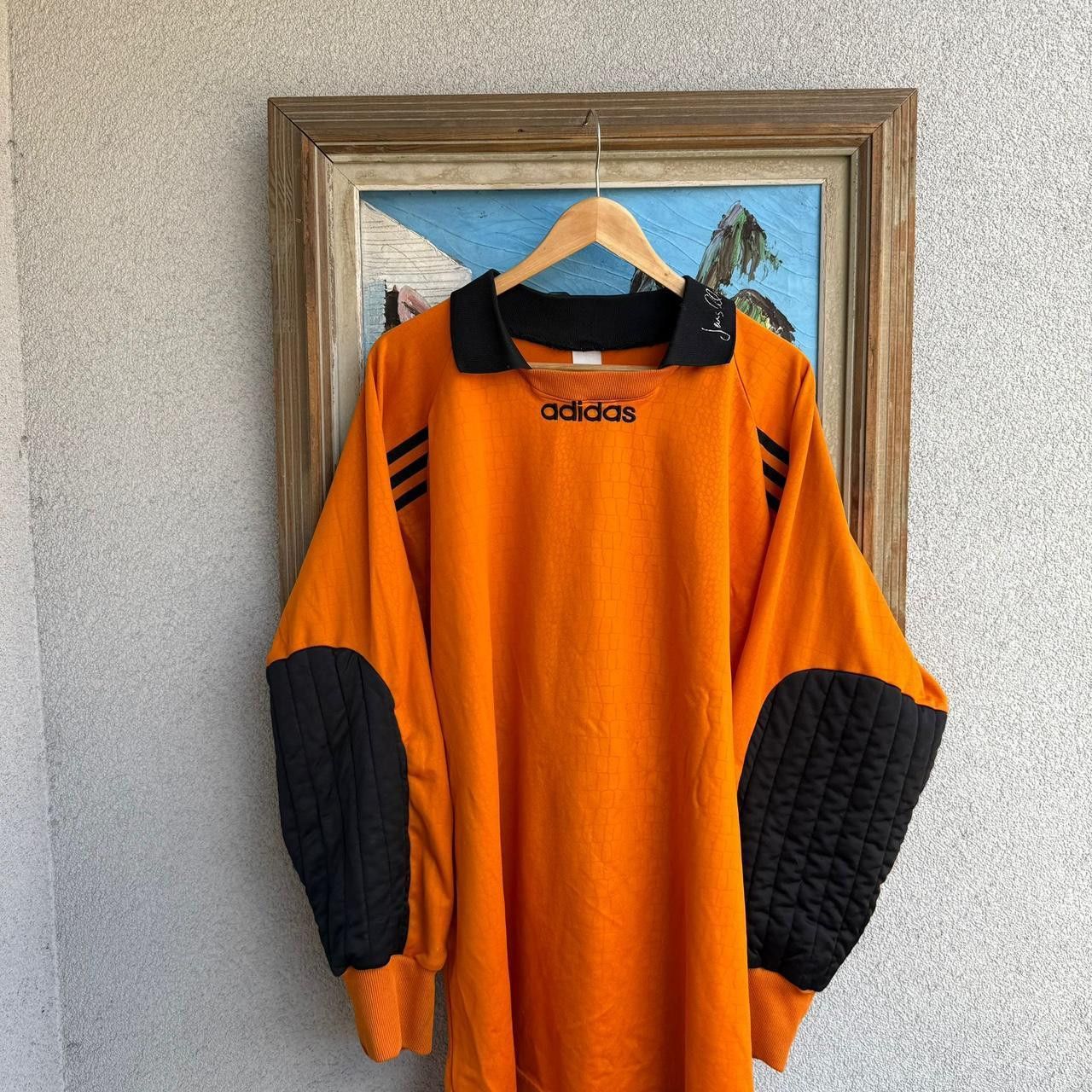 Adidas 90s Vintage Adidas Crazy Design GK Template Rare Jersey Size US L / EU 52-54 / 3 - 3 Thumbnail