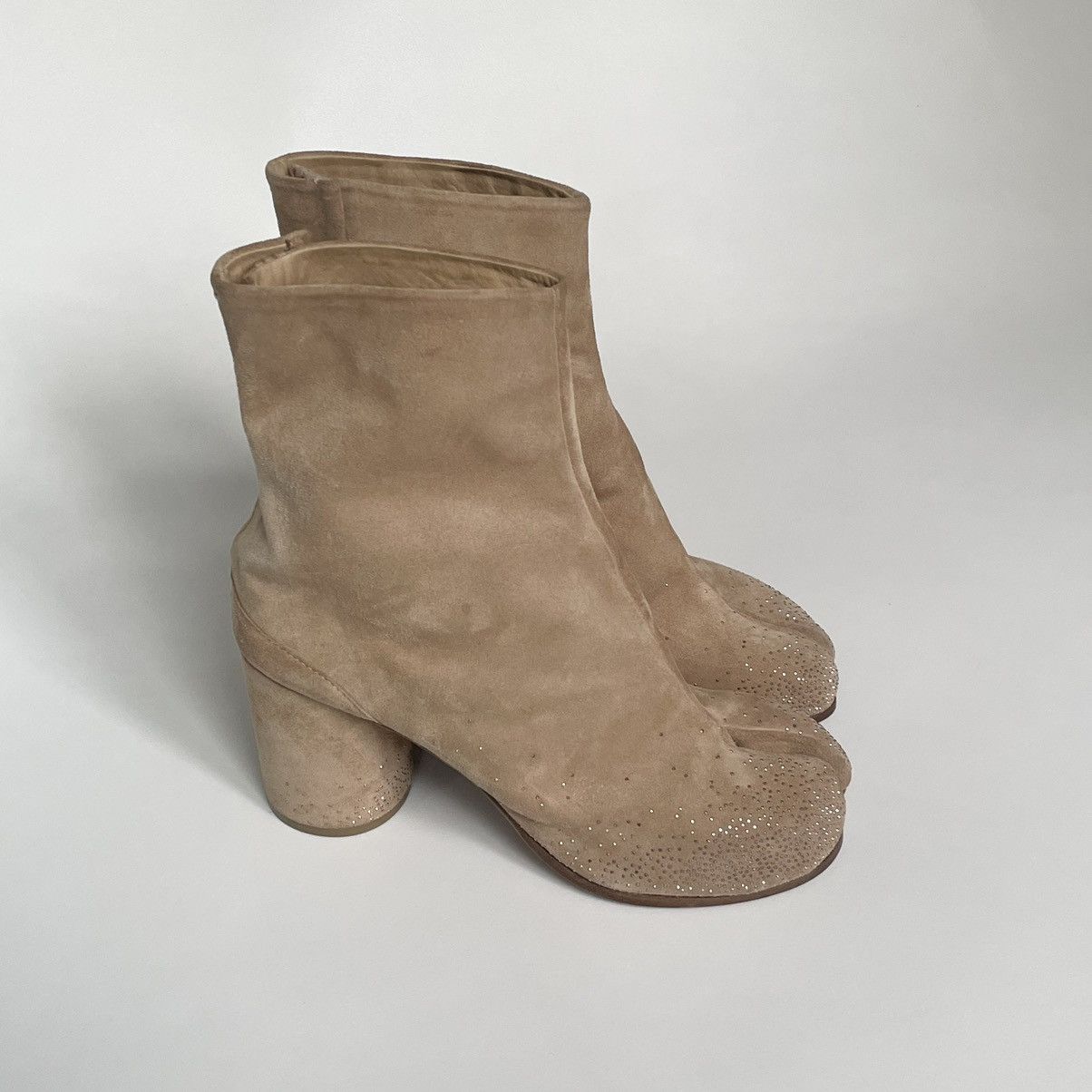 Maison Margiela Late 2000s Rhinestone Toe Tabi Boots Size US 9.5 / IT 39.5 - 18 Thumbnail