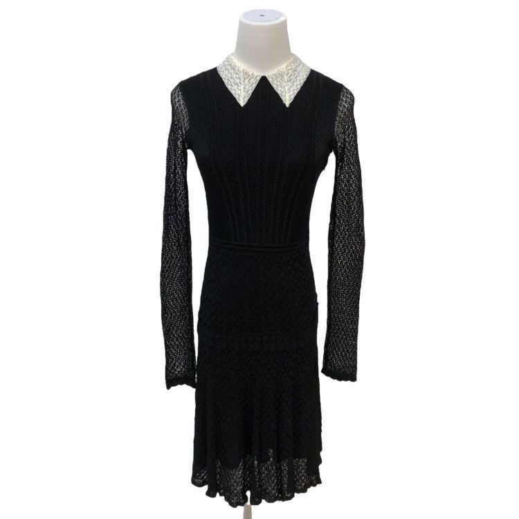 Christian Dior Monsieur Christian Dior Lace Collar Knit Dress Size FR 36 Size XS / US 0-2 / IT 36-38 - 1 Thumbnail