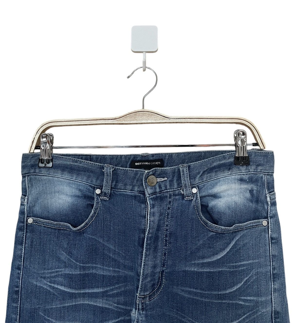 Japanese Brand × semanticdesign Vintage Japanese Brand Semantic Design Jeans 2000s Size US 31 - 7 Thumbnail