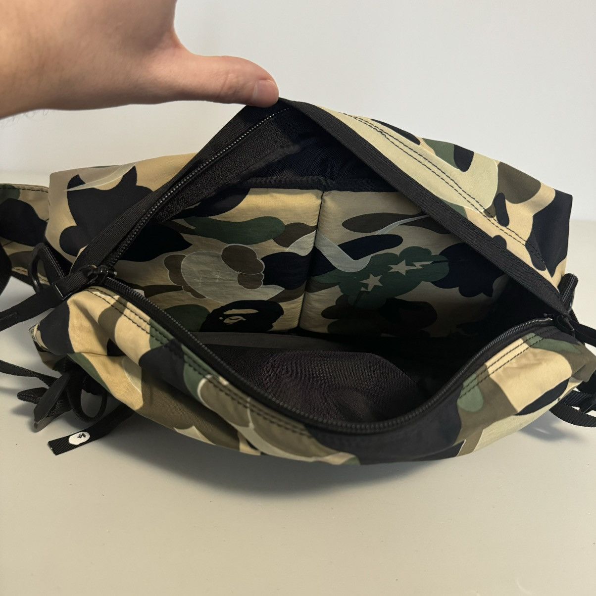 Bape × Kaws Bape x Kaws Bendy Camo Cross Body Waist Bag Size ONE SIZE - 6 Thumbnail