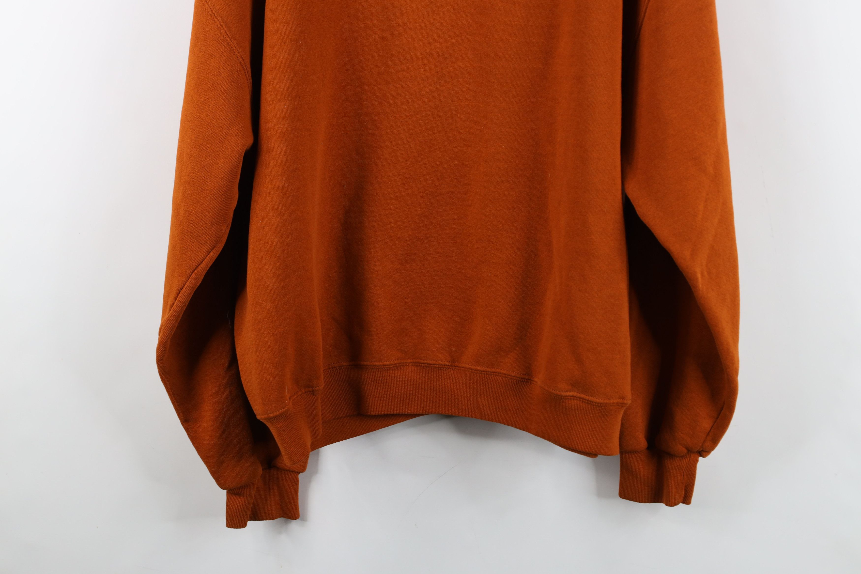 Vintage Vintage 90s Russell Athletic Crewneck Sweatshirt Orange Size US XL / EU 56 / 4 - 15 Thumbnail
