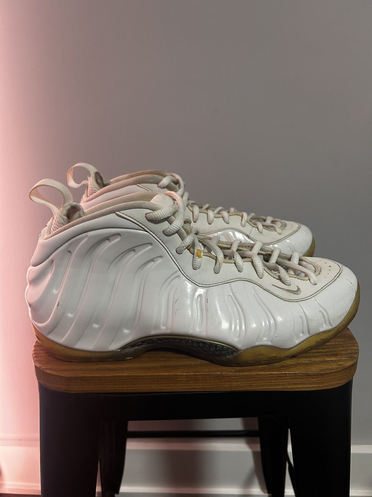 Nike Nike Air Foamposite One “White Out” Size US 11.5 / EU 44-45 - 2 Thumbnail