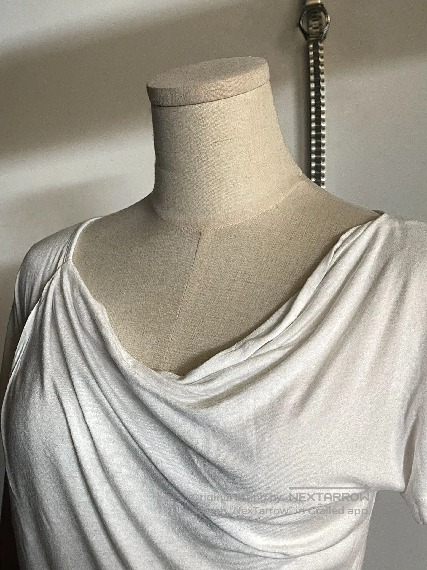 Dries Van Noten Dries Van Noten Modal Water Ripple Short Sleeve Top. Size S / US 4 / IT 40 - 3 Thumbnail