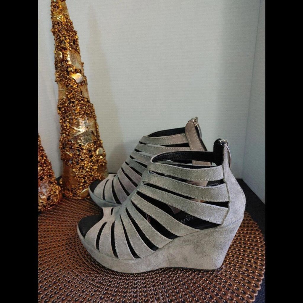 Other Stylish Cordani Strappy Wedge Heels Size US 7.5 / IT 37.5 - 5 Thumbnail