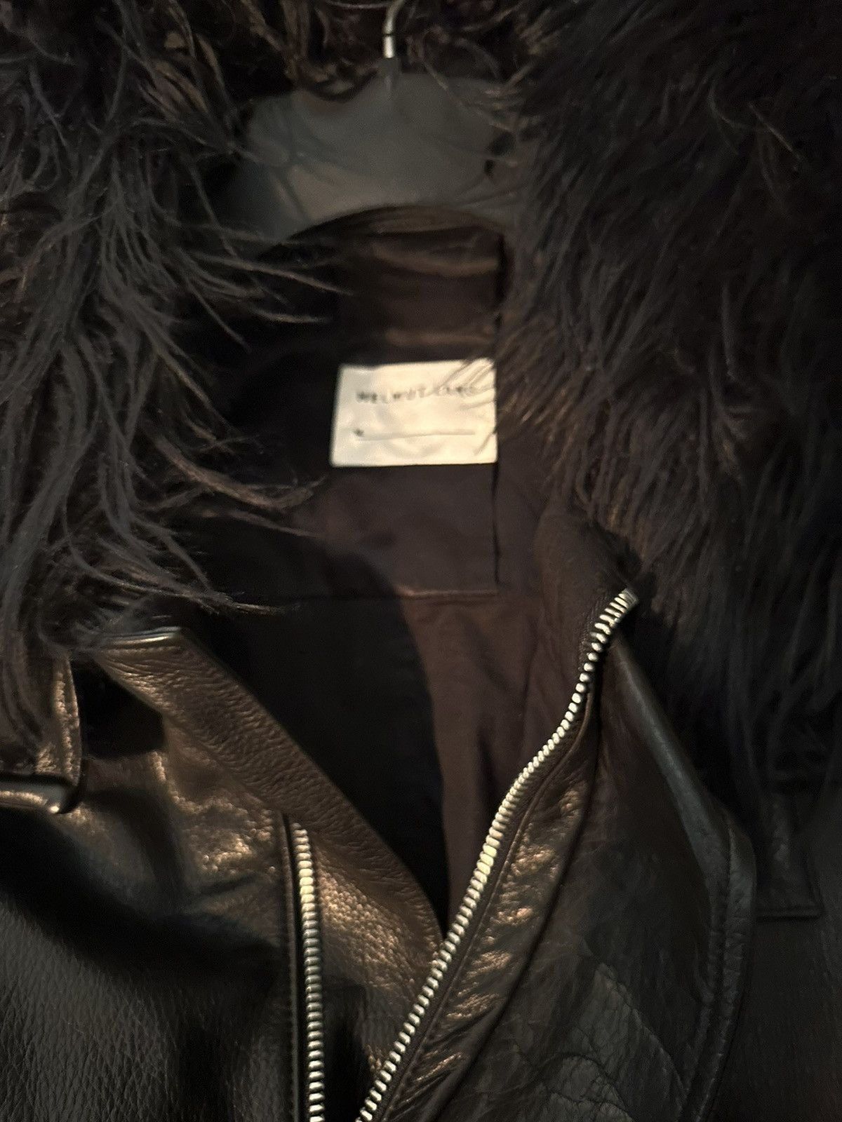 Helmut Lang Helmut Lang Leather Astro jacket with faux fur Size US S / EU 44-46 / 1 - 2 Thumbnail
