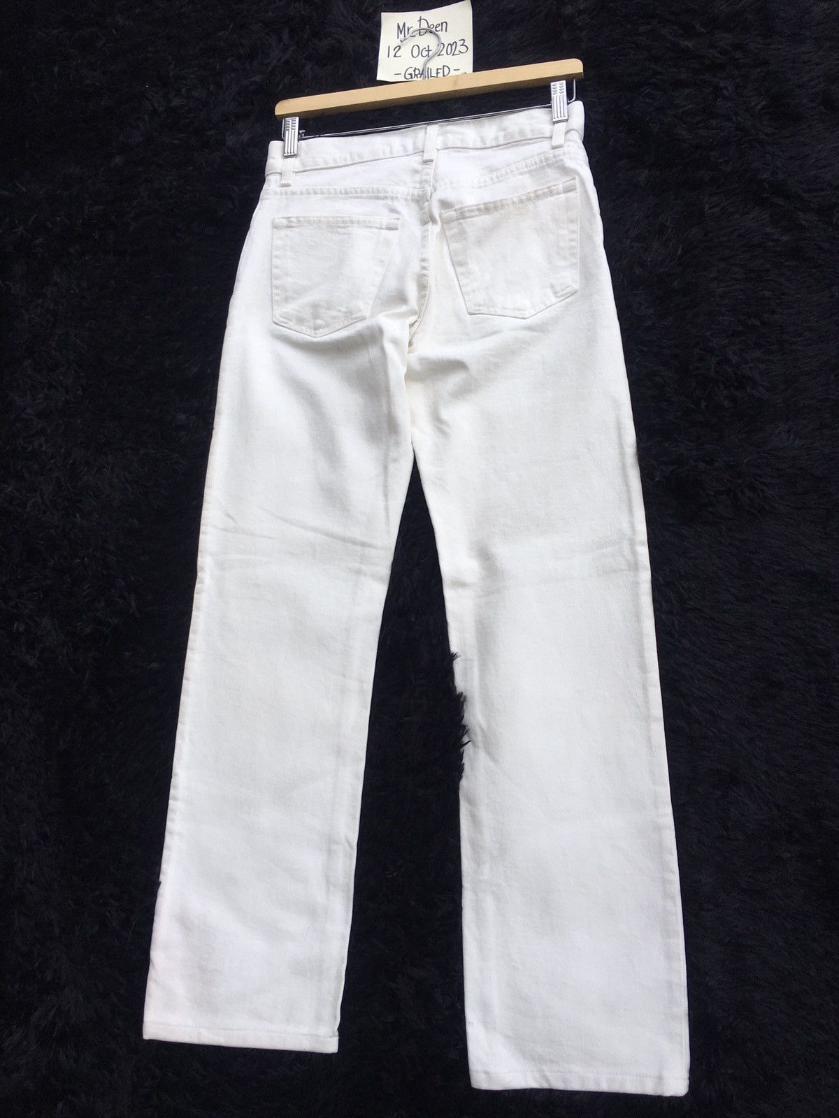 Helmut Lang Rare Vintage Helmut Lang White Denim/ Jeans Classic Cut Size US 28 / EU 44 - 19 Thumbnail