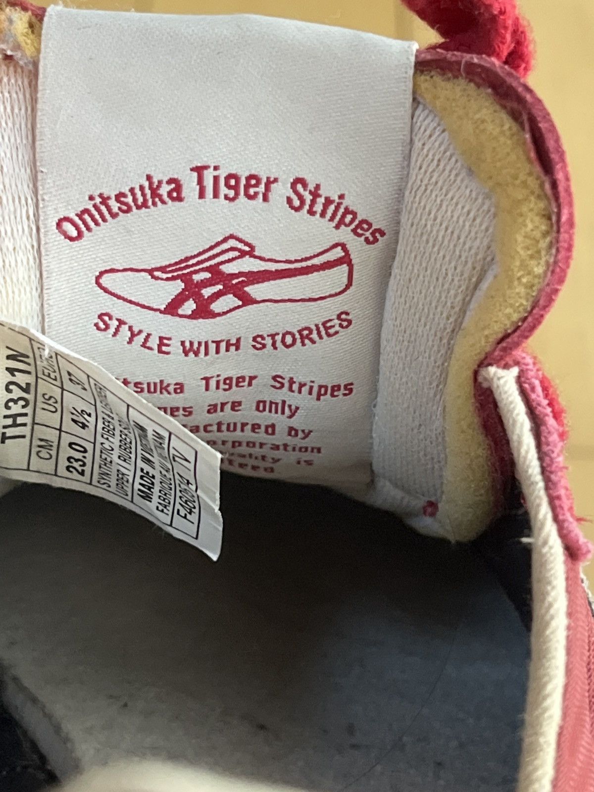 Asics × Japanese Brand × Onitsuka Tiger onitsuka tiger red/blue sneakers Size US 7 / IT 37 - 3 Thumbnail