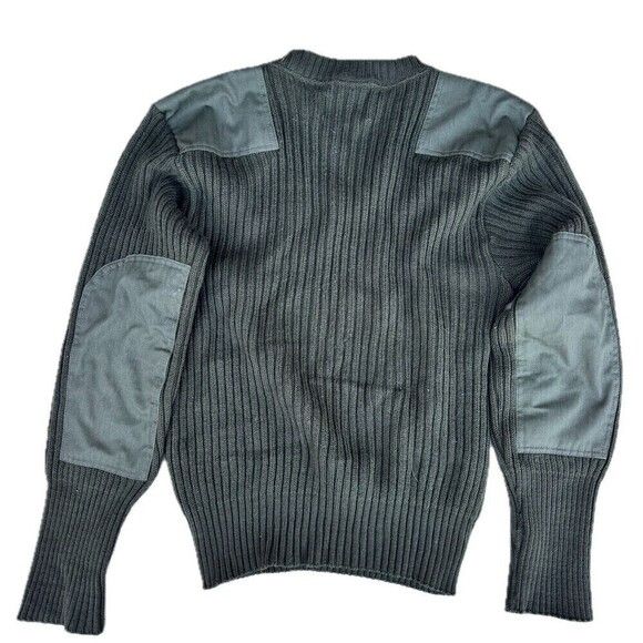 Vintage Vintage Men’s US Marine Wool Sweater Olive Green Size US S / EU 44-46 / 1 - 2 Thumbnail