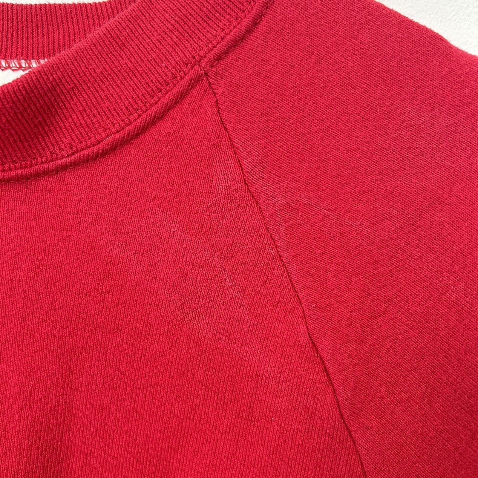 Fruit Of The Loom Fruit Of The Loom Vintage Red Blank Women’s Pullover Size M Size M / US 6-8 / IT 42-44 - 5 Thumbnail