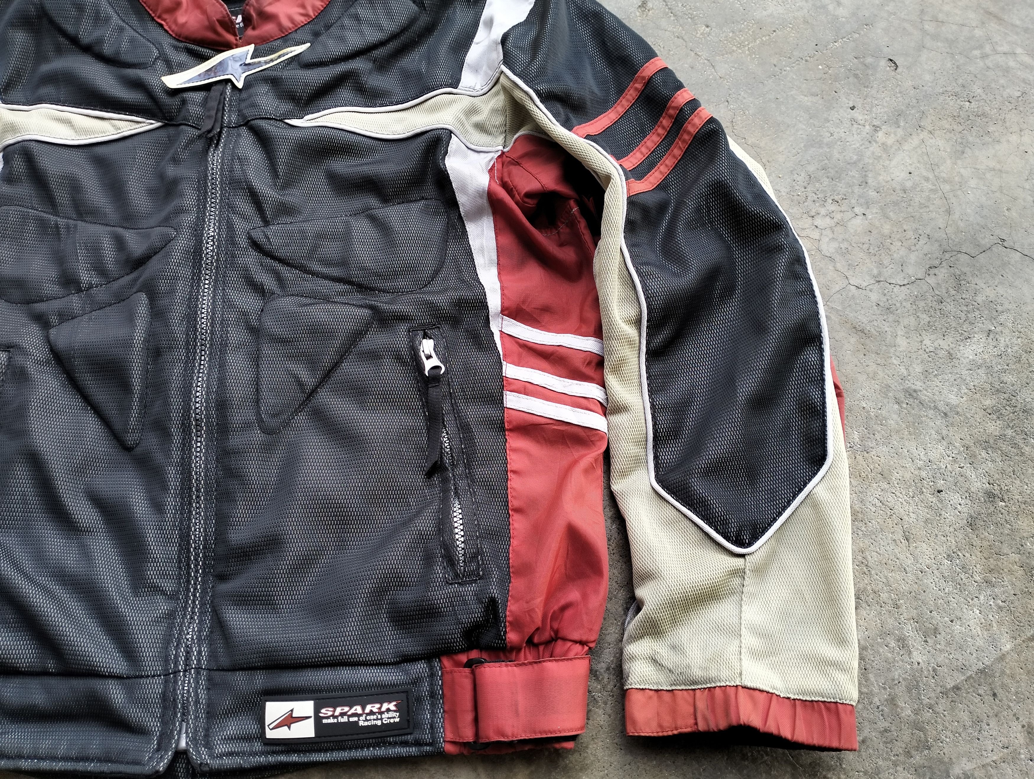 Sports Specialties JAPANESE BRAND SPARK RACING CREW RIDE JACKET NO PADDING Size US M / EU 48-50 / 2 - 7 Thumbnail