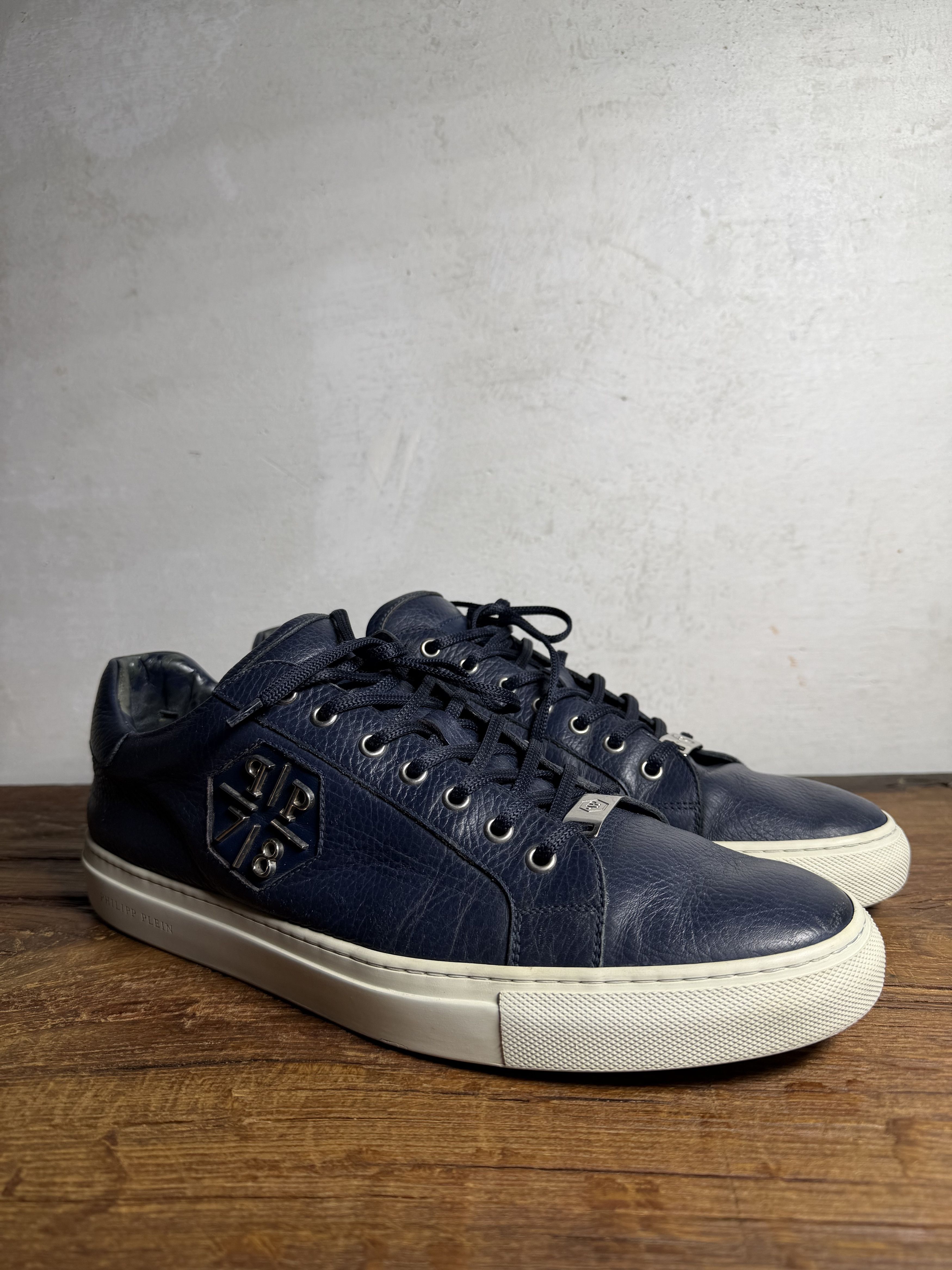 Philipp Plein Phillip Plein Lo-Top Sneakers PP1978 Size US 12 / EU 45 - 8 Thumbnail