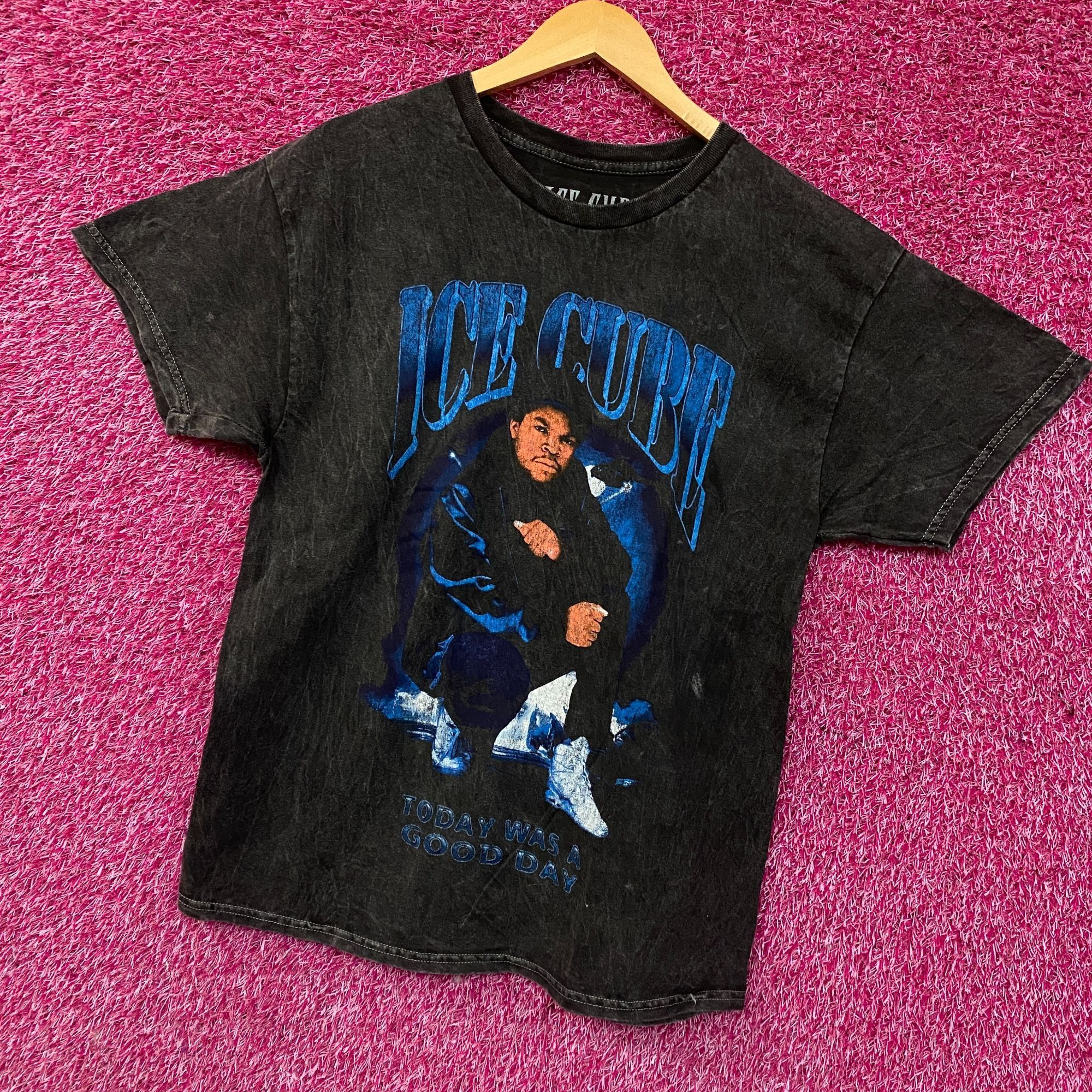 Rap Tees Ice Cube Today Was A Good Day Mineral Wash Graphic Tee Large Size US L / EU 52-54 / 3 - 3 Thumbnail