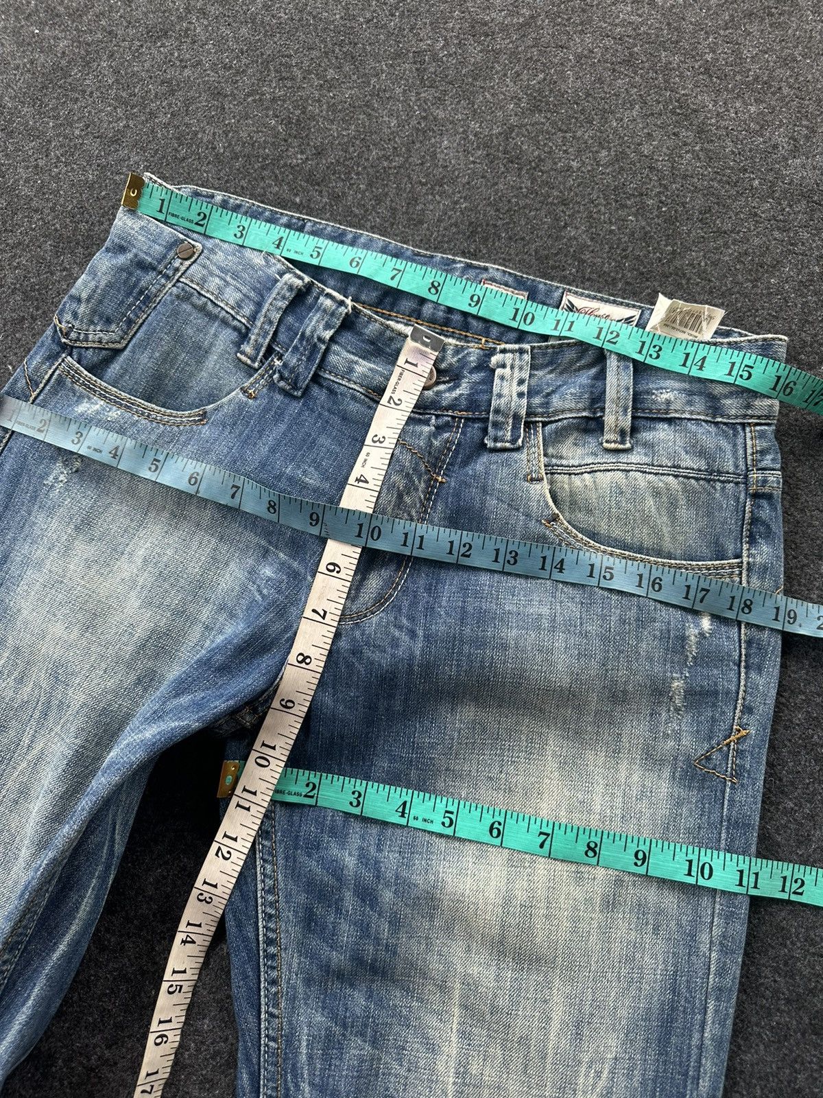 14th Addiction × If Six Was Nine House Denim Nice Faded Design Denim D104 Size US 30 / EU 46 - 7 Thumbnail