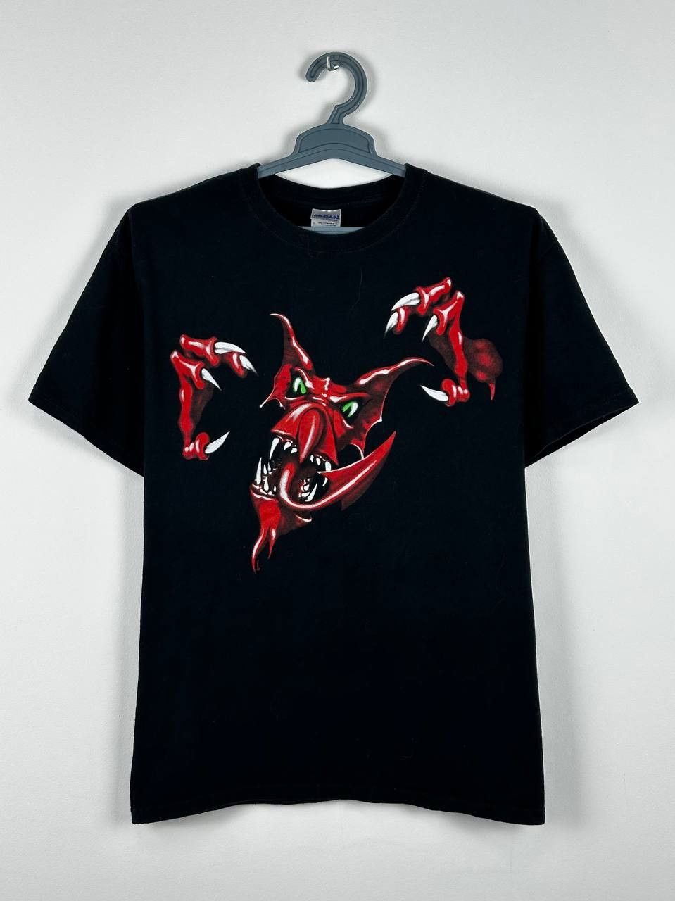 Band Tees × Vintage Vintage Scary Monster Devil Hell Band Punk Rock T Shirt Size US L / EU 52-54 / 3 - 1 Thumbnail