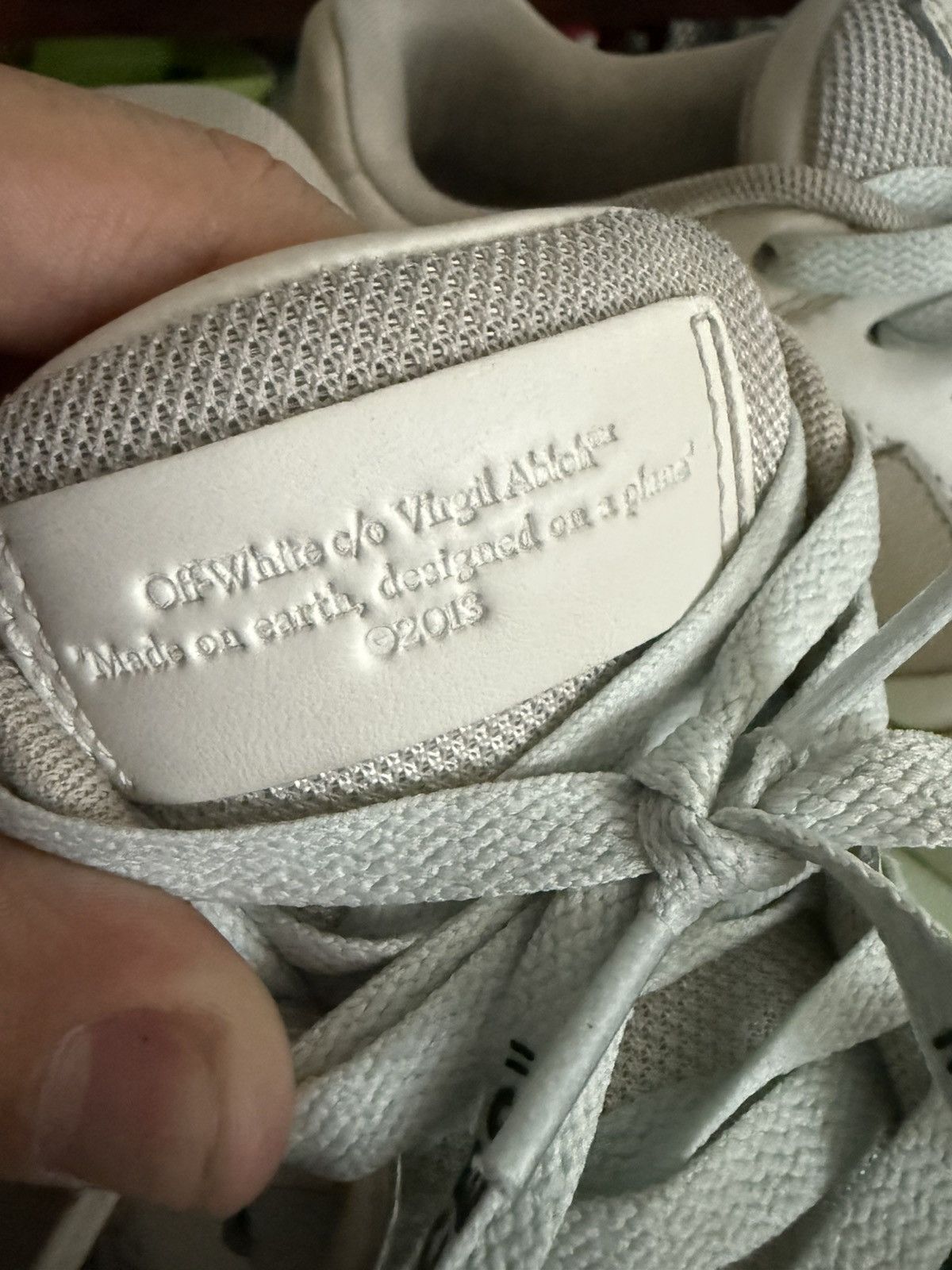 Off-White OFF-WHITE OUT OF OFFICE CREAM SNEAKERS w/ BOX Size US 10 / EU 43 - 6 Thumbnail