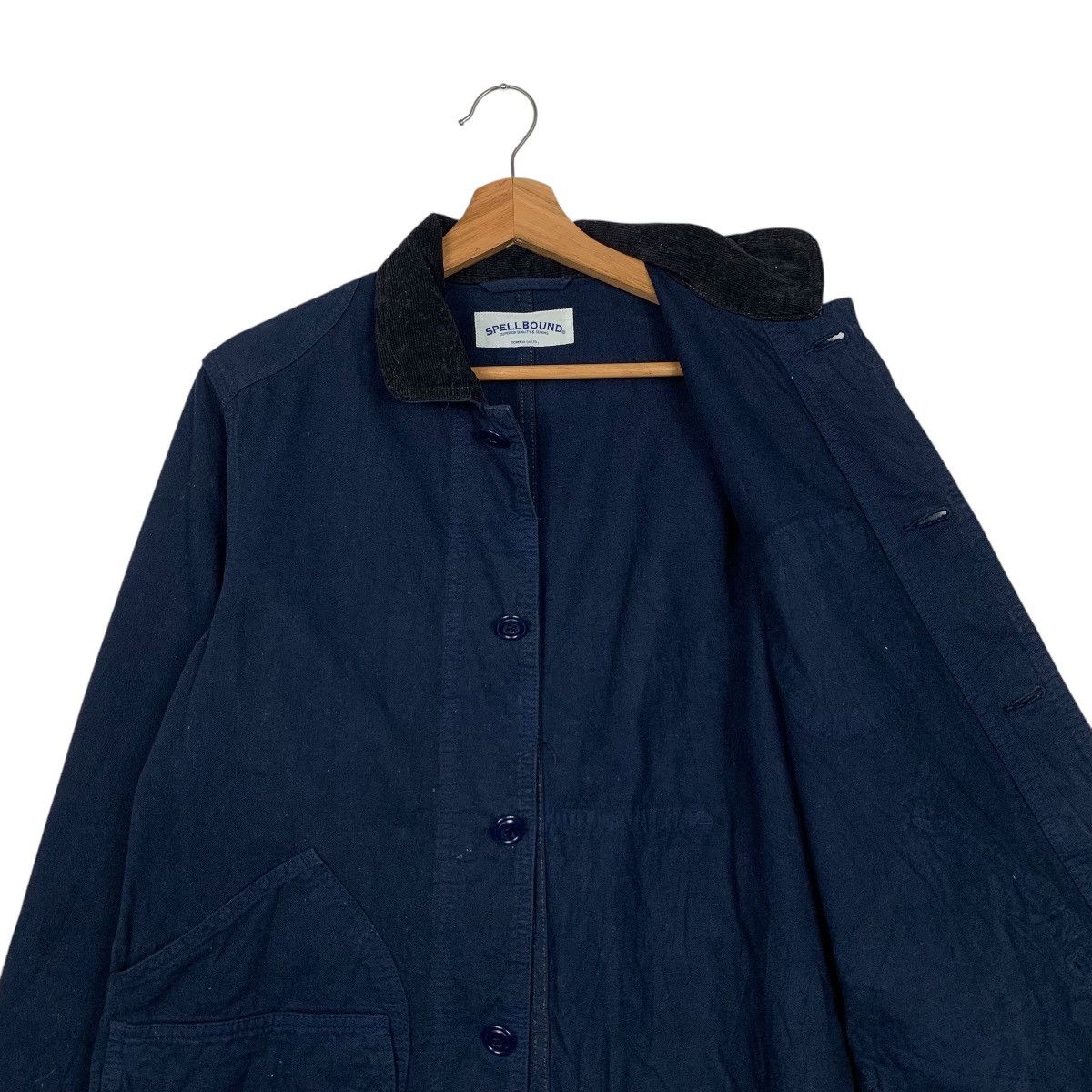Japanese Brand SPELLBOUND Work Chore Jacket Barn Jacket #1860-C81 Size US M / EU 48-50 / 2 - 10 Thumbnail