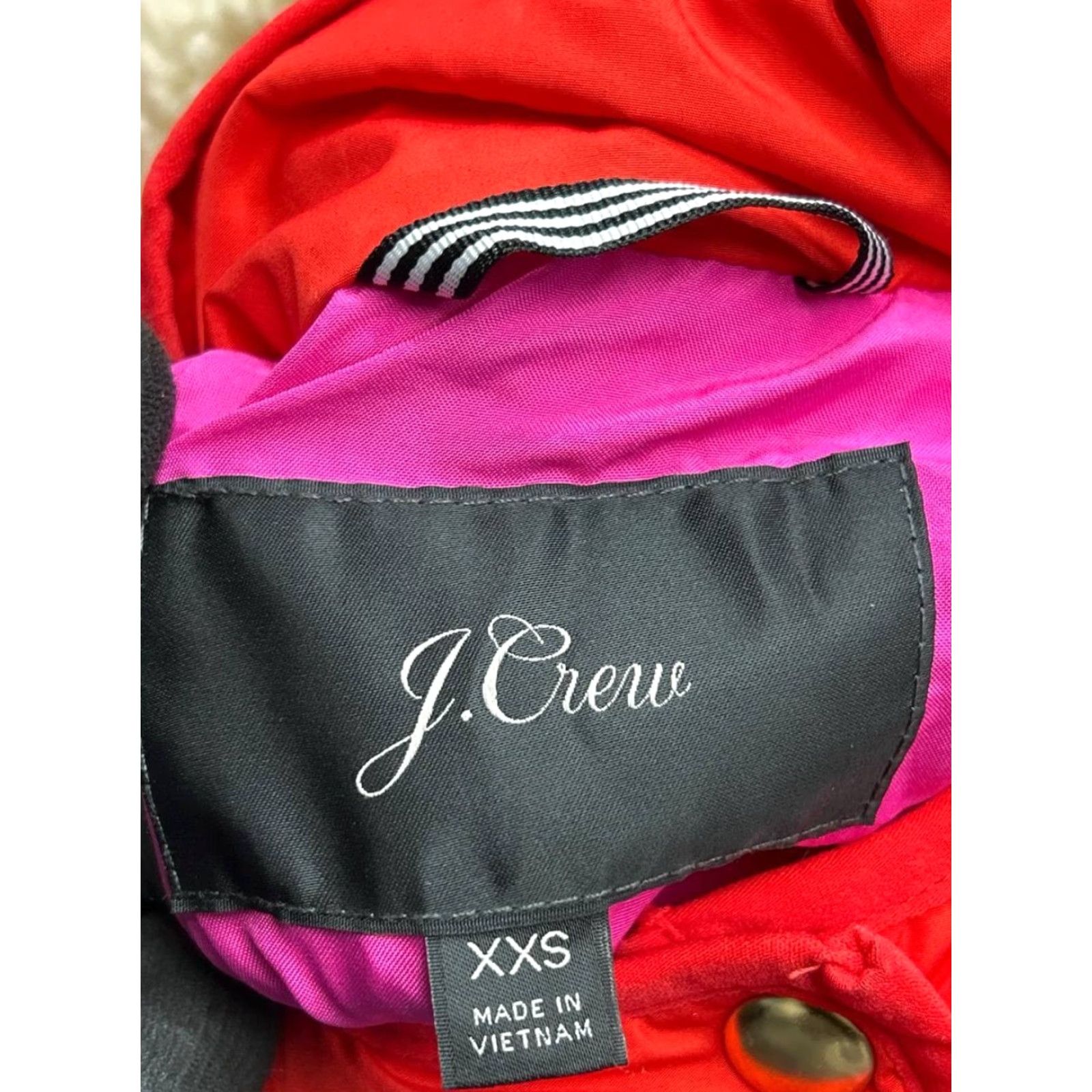 J.Crew J.Crew Jacket Womens 2XS Red Primaloft Insulated Parka Puffer Jacket Size XXS / US 00 / IT 34 - 3 Thumbnail