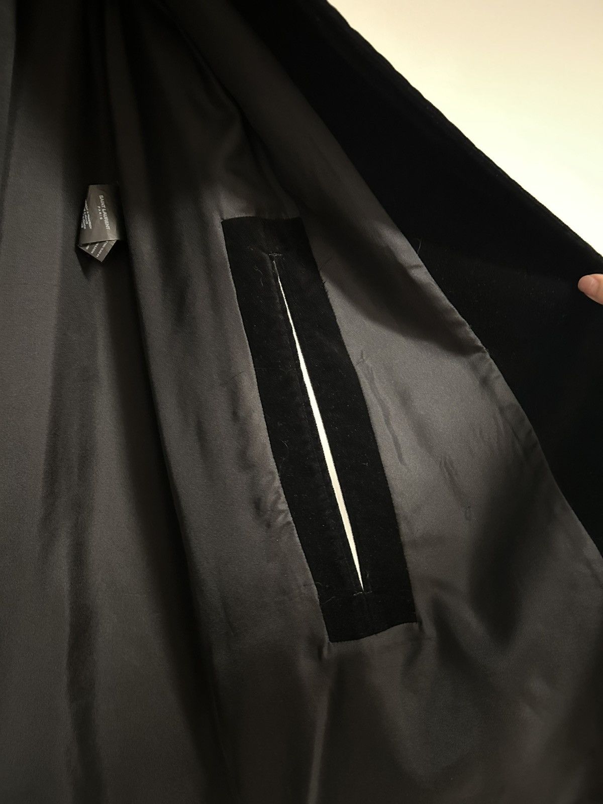 Saint Laurent Paris YSL VELVET CAPE Size US XXS / EU 40 - 3 Thumbnail