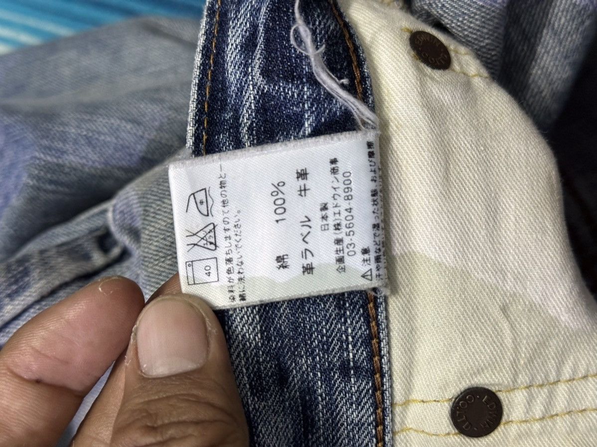 Japanese Brand 💥Edwin Selvedge💥 Crazy Design Edwin Selvedge💥 Size US 36 / EU 52 - 8 Thumbnail