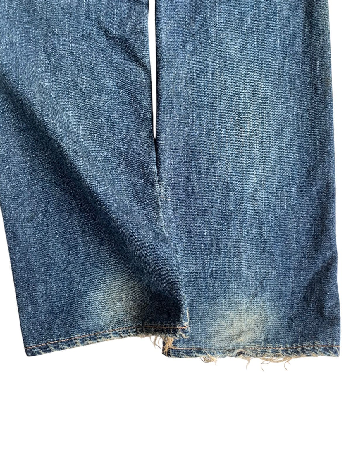 Edwin × Kapital × Vintage VINTAGE EDWIN 505X SELVEDGE JAPANESE DISTRESSED DENIM Size US 29 - 20 Thumbnail