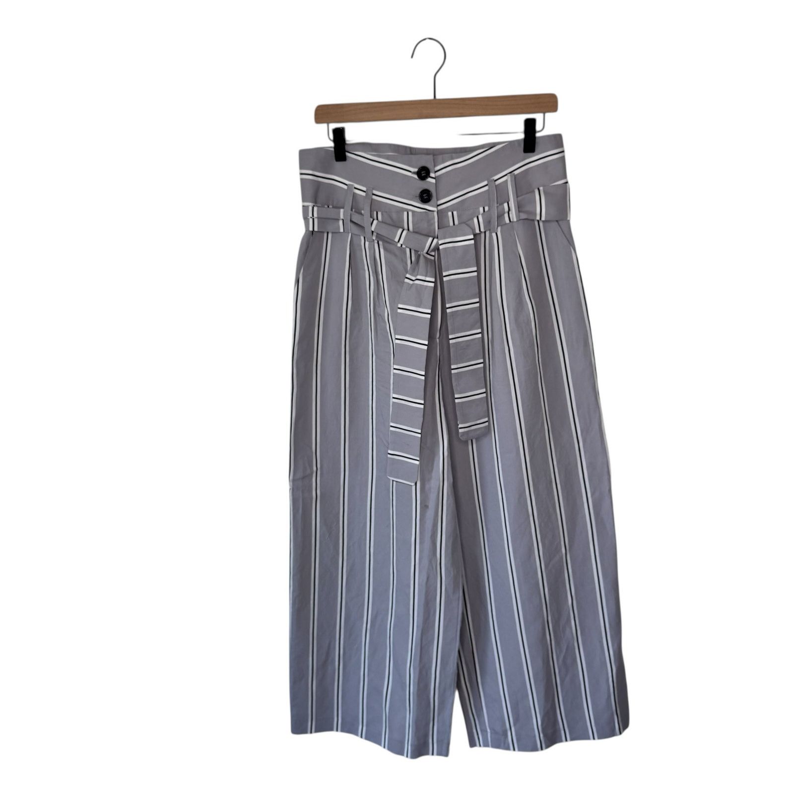 Other La Fee Maraboutee Striped High Rise Pants Gray Size 40 Size 30" / US 8 / IT 44 - 1 Thumbnail