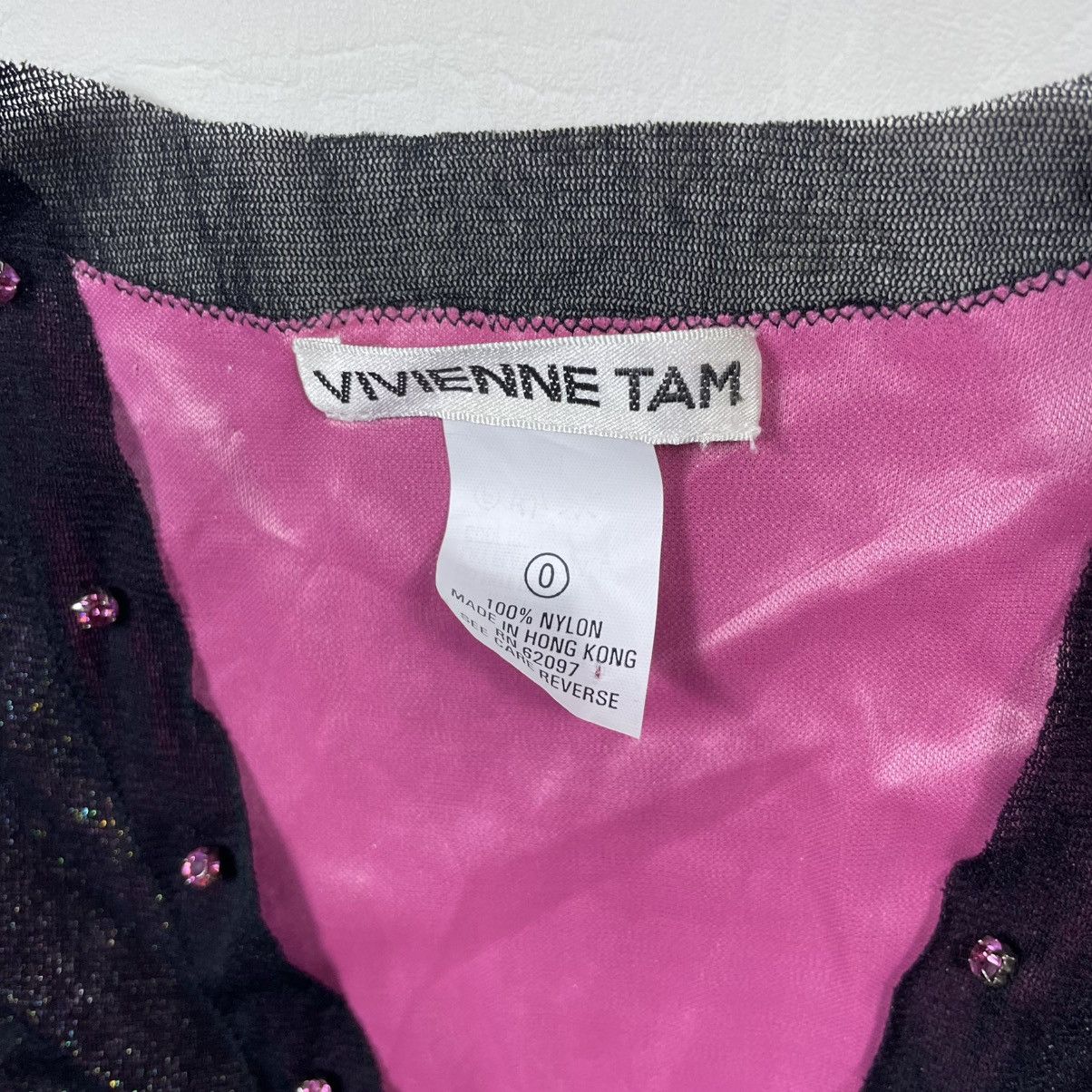 Vivienne Tam VIVIENNE TAM SPRING 2000 DOUBLE LAYERED MESH Size XS / US 0-2 / IT 36-38 - 3 Thumbnail