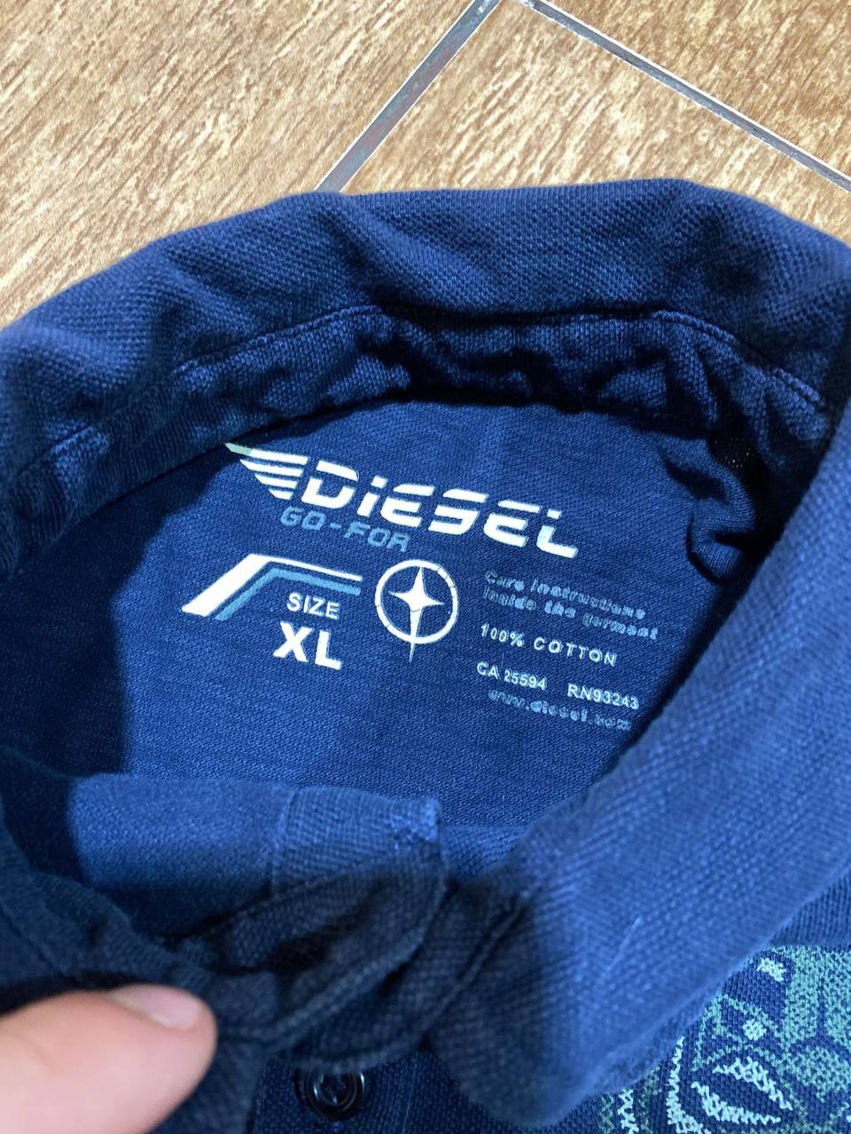 Diesel Diesel Dark Blue Classic Polo Shirt streetwear Size US XL / EU 56 / 4 - 2 Thumbnail