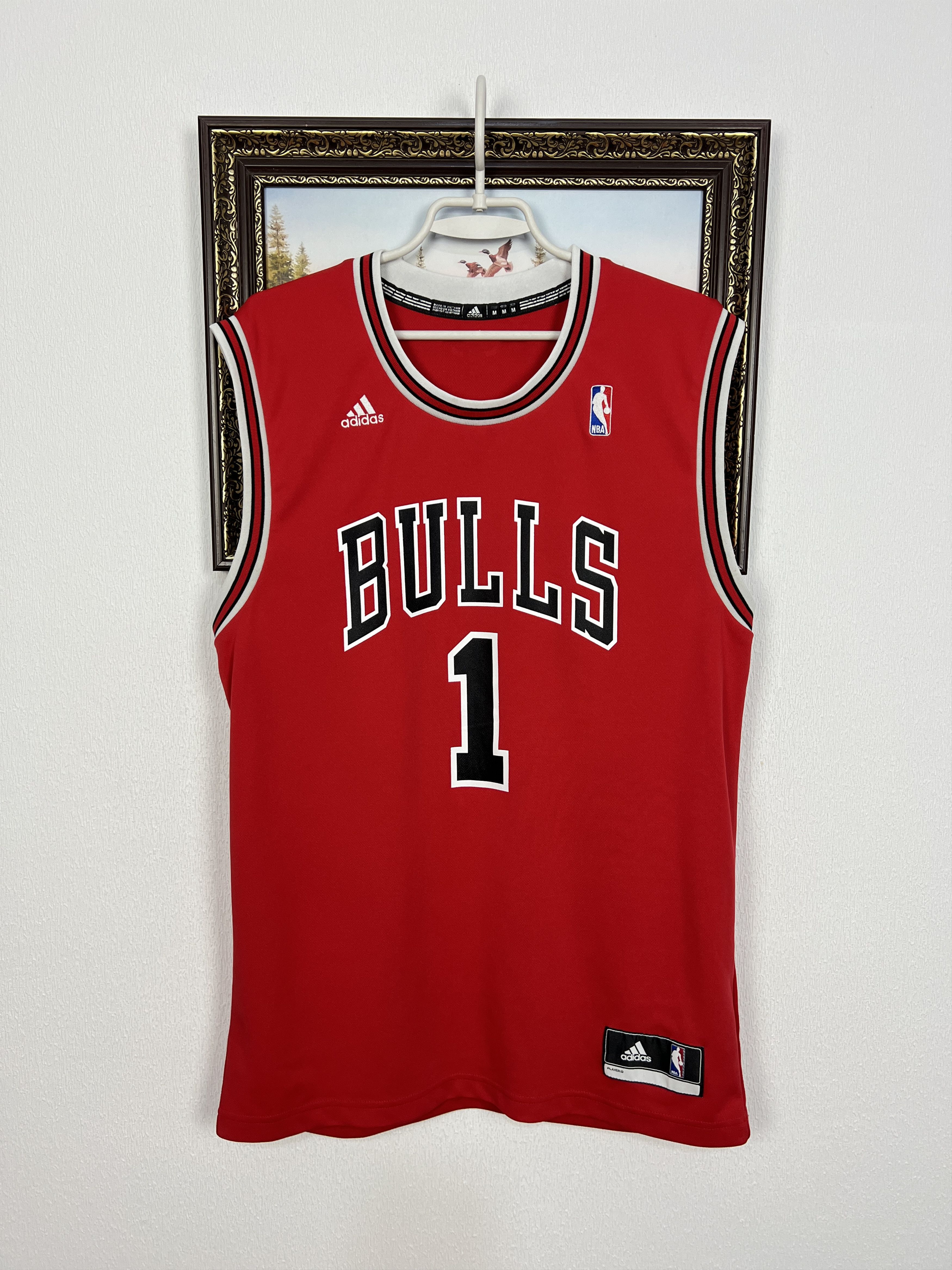 Adidas Vintage Chicago Bulls Derrick Rose #1 NBA Jersey Trikot Size US M / EU 48-50 / 2 - 1 Thumbnail
