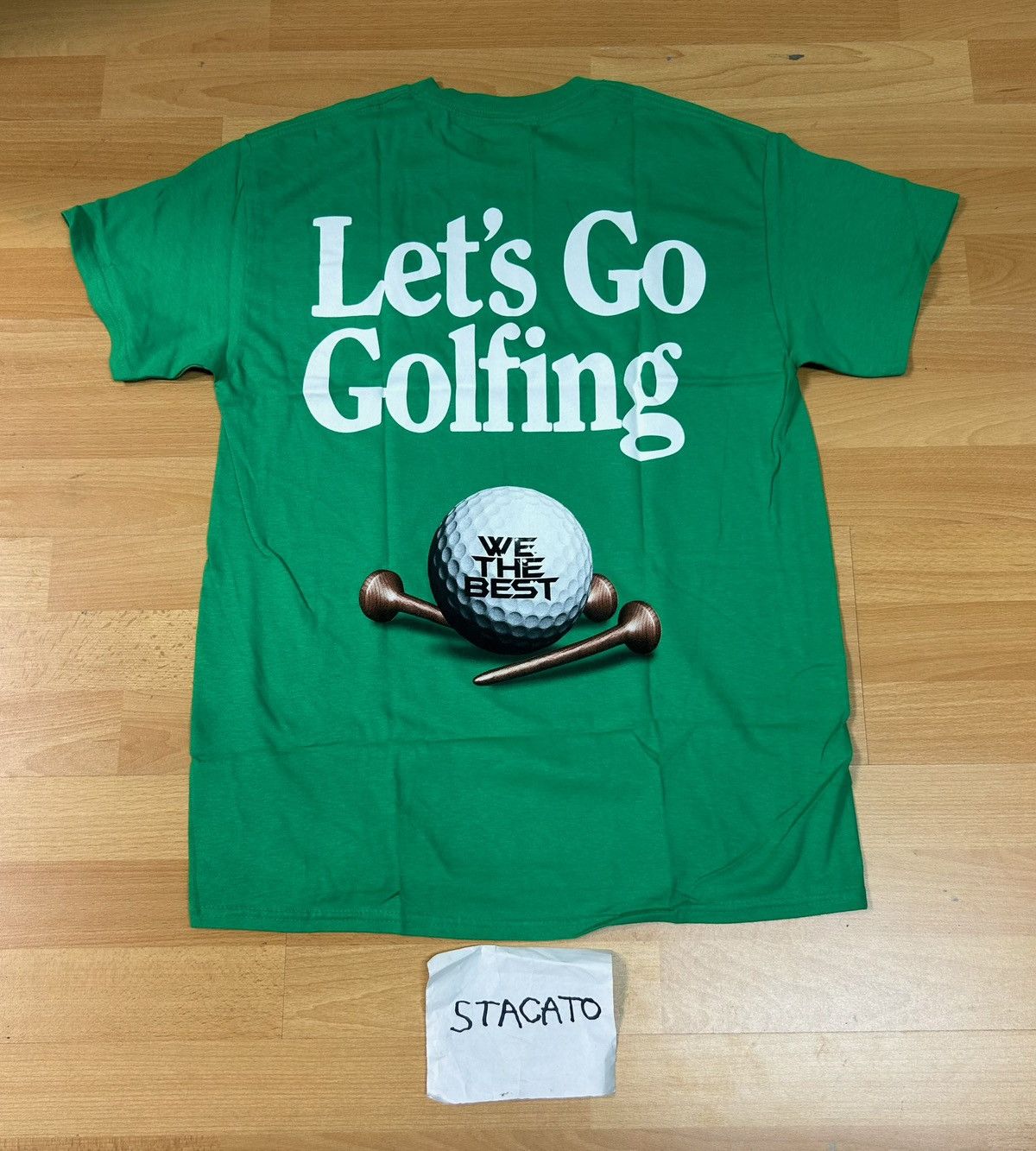 Dj Khaled × Rap Tees DJ Khaled Let’s Go Golfing Tee Green Size US M / EU 48-50 / 2 - 1 Thumbnail