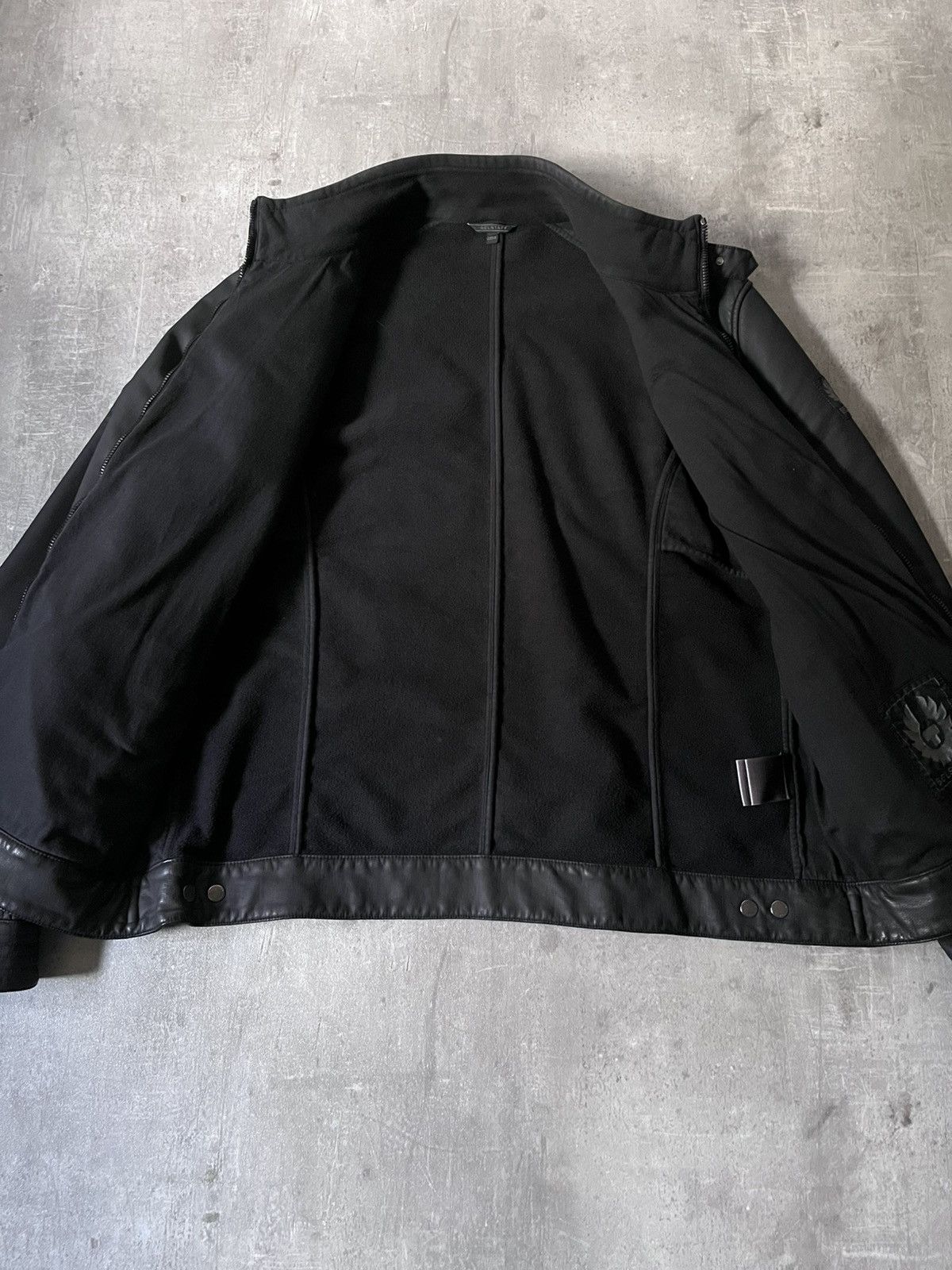 Belstaff Belstaff H Racer zip black jacket cotton polyurethane Size US XXL / EU 58 / 5 - 12 Thumbnail