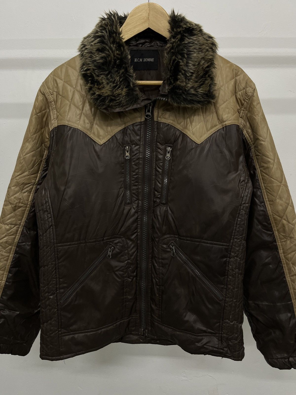 If Six Was Nine H.C.M HOMME PUFFER FUR JACKET IF SIX WAS NINE LGB STYLE Size US L / EU 52-54 / 3 - 4 Thumbnail