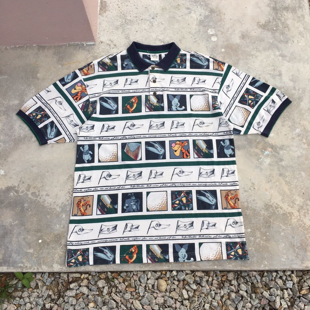 Disney RARE Vintage AOP Disney Polo Golf Size US L / EU 52-54 / 3 - 1 Thumbnail