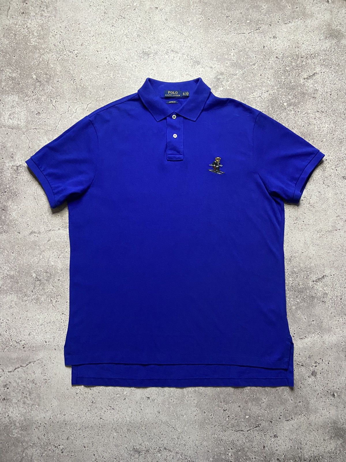 Polo Ralph Lauren Polo Ralph Lauren Teddy Bear Ski Blue Rare Polo Size US XL / EU 56 / 4 - 1 Thumbnail