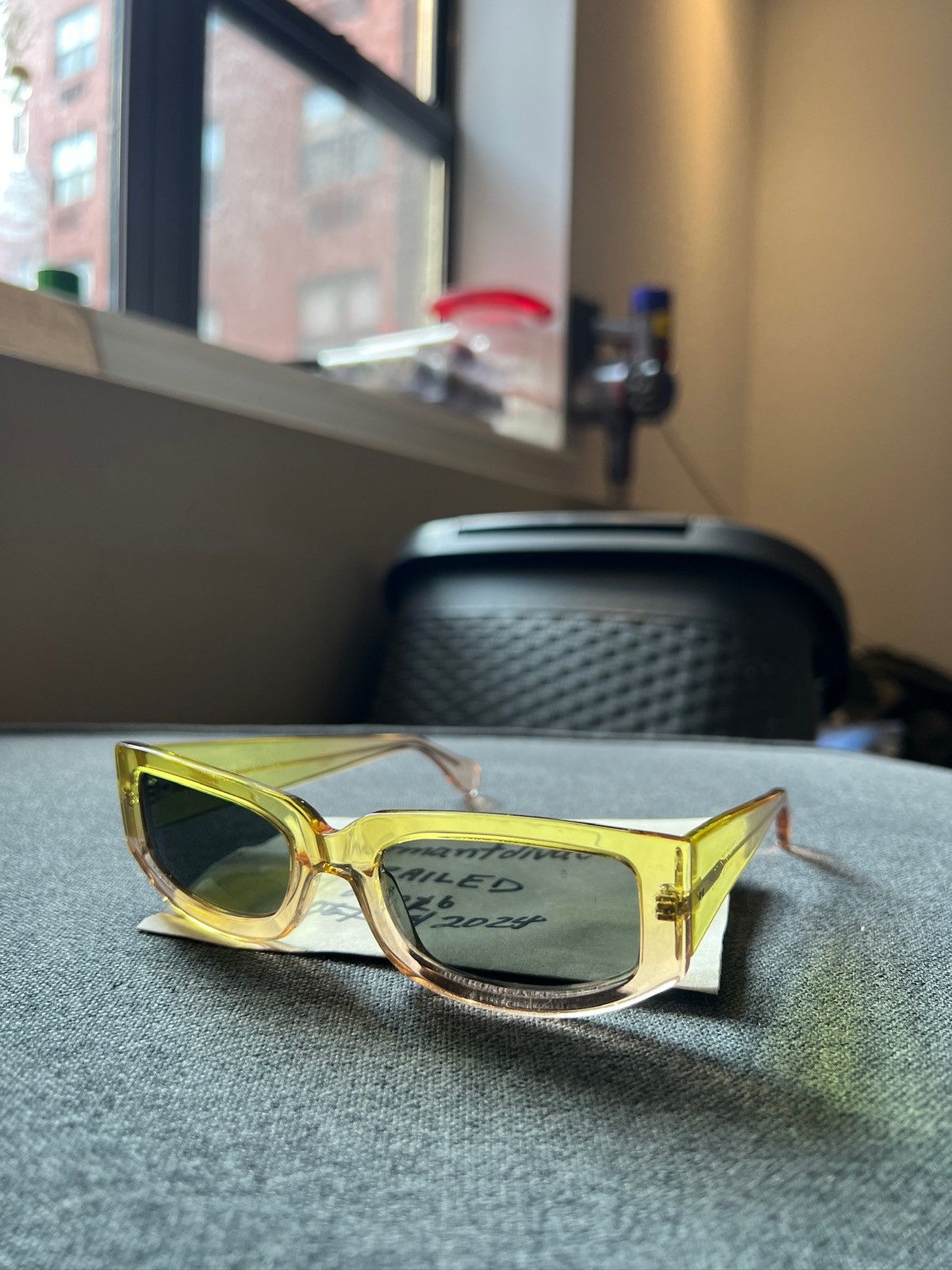 Sunnei SUNNEI GRADIENT YELLOW PROTOTIPO 1.1 SUNGLASSES Size ONE SIZE - 2 Thumbnail