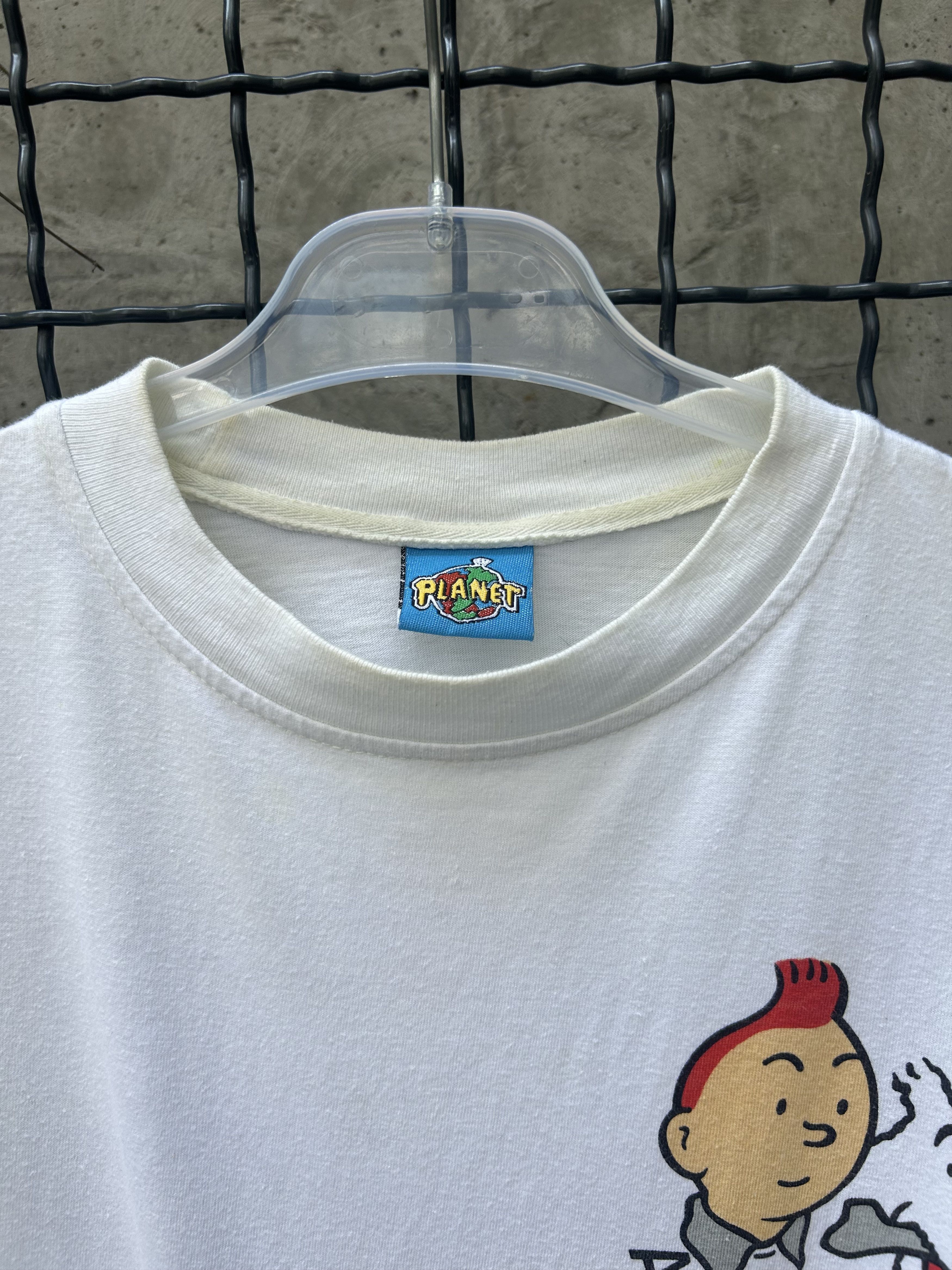 Cartoon Network Vintage 90s The Adventure of TinTin Pharaoh Comics T-shirt Size US XL / EU 56 / 4 - 19 Thumbnail