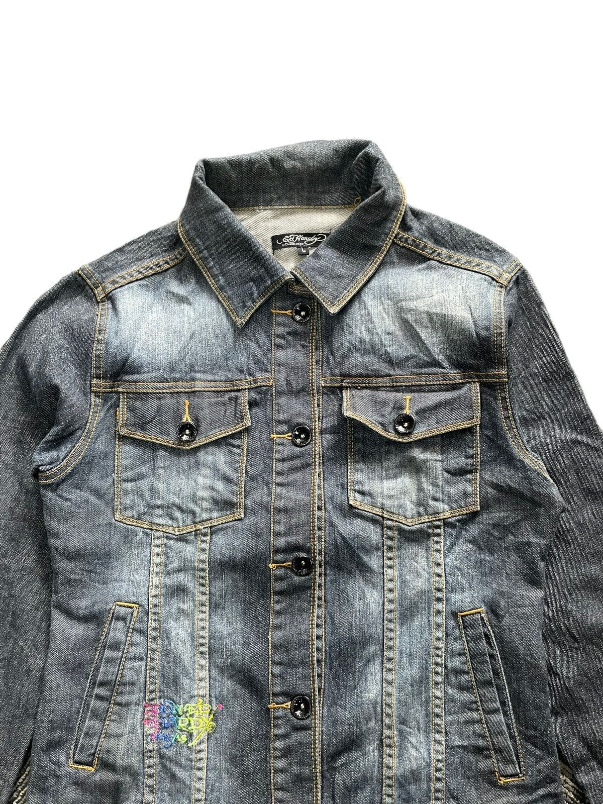 Ed Hardy Ed Hardy Christian Audiger Denim Jacket Size M / US 6-8 / IT 42-44 - 4 Thumbnail