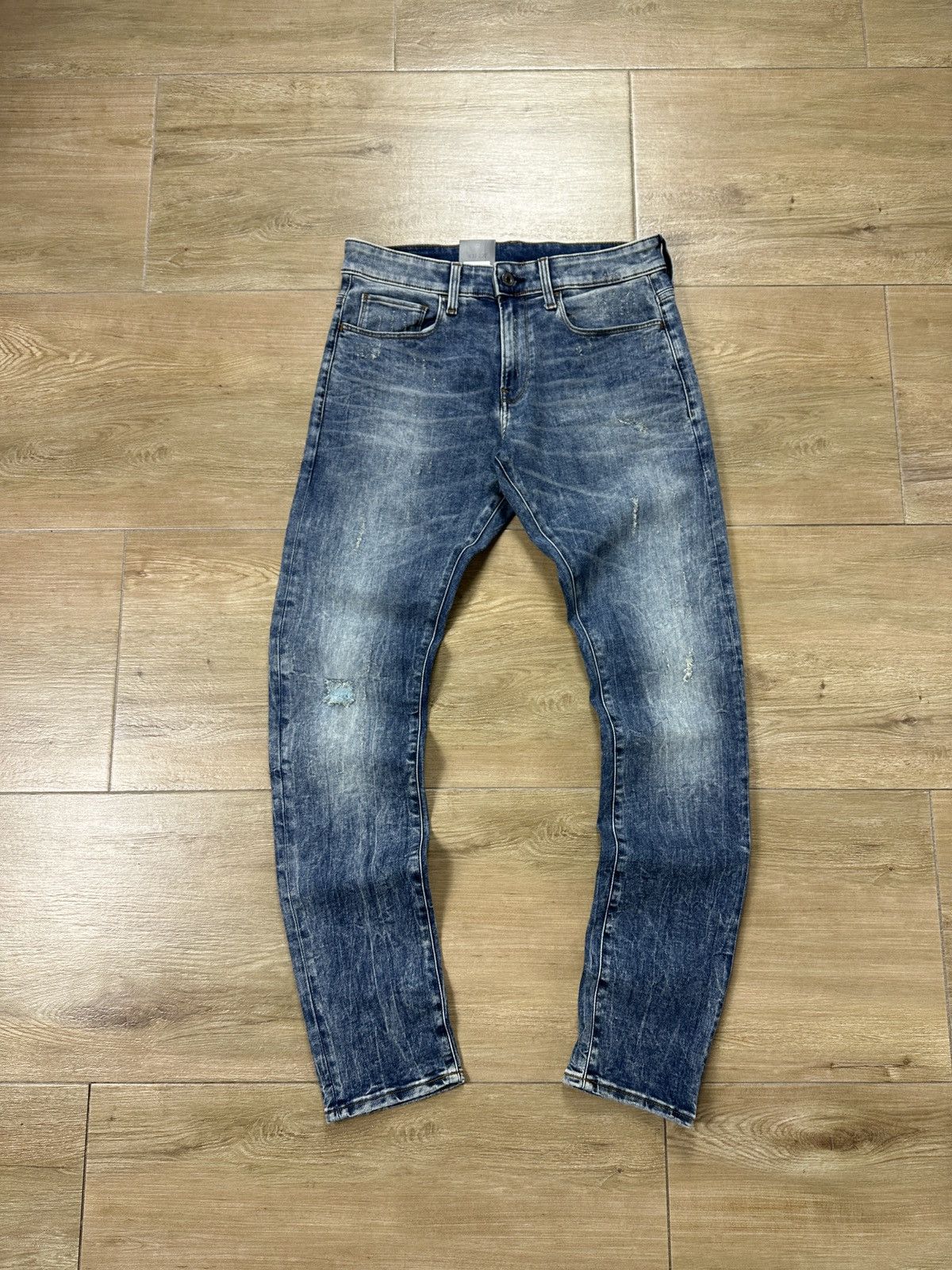 G-Star NEW!!! G-Star Raw 3301 Deconstructed Skinny Denim Jeans Size US 31 - 1 Thumbnail